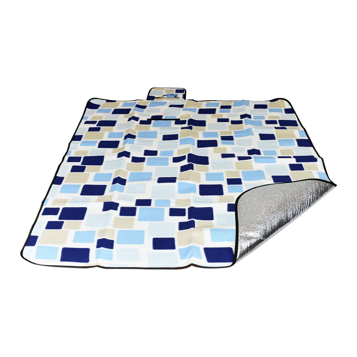 Piknik deka CALTER® DUOS, 180x140 cm, aluminijska folija, kocka - slika 2