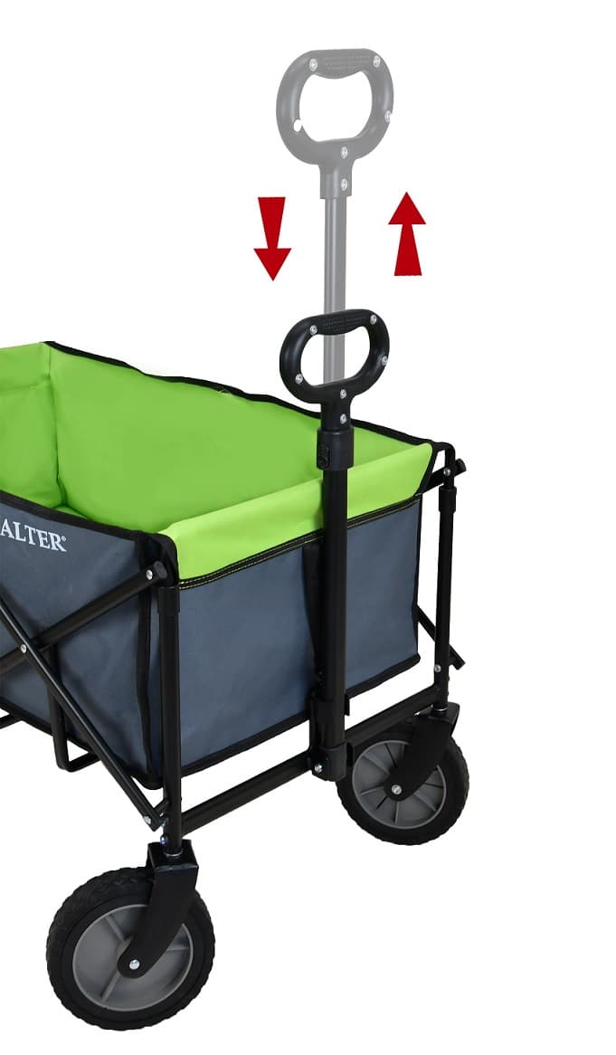 CALTER® sklopiva transportna kolica, zelena - slika 3