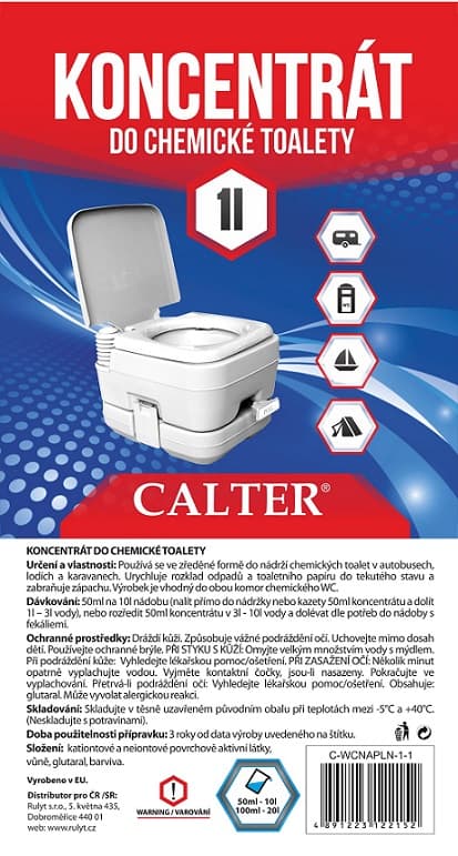 CALTER® punjenje za hemijski toalet - 1L - slika 2