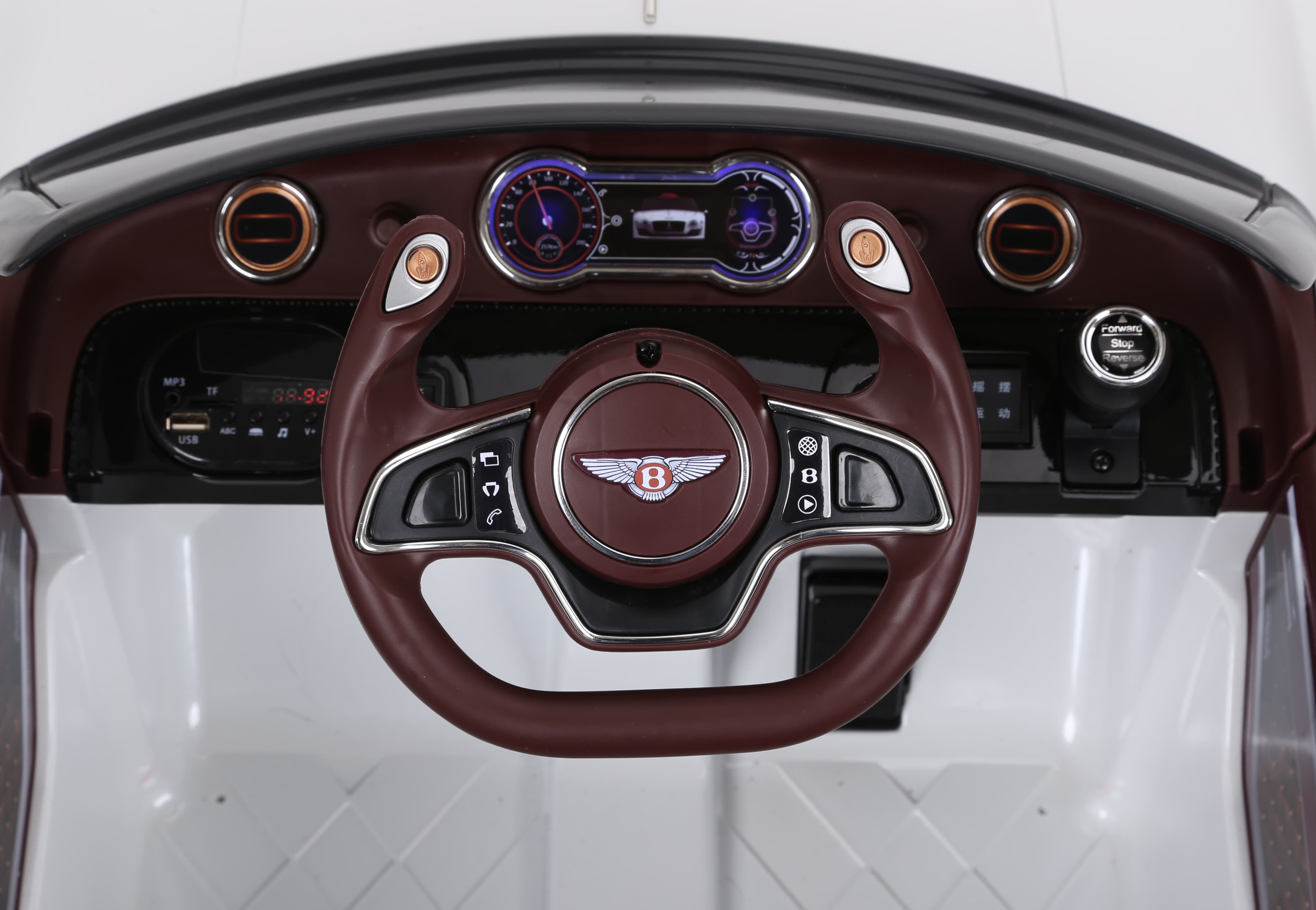 Dječiji električni automobil Bentley EXP 12 bijeli - slika 7