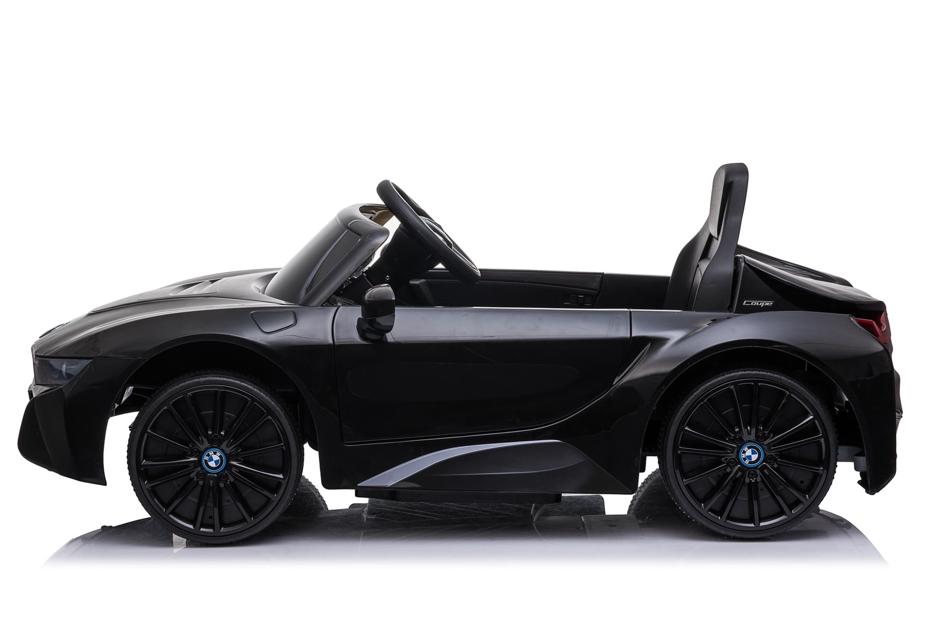 Dječiji električni automobil BMW i8 Coupe crni - slika 2