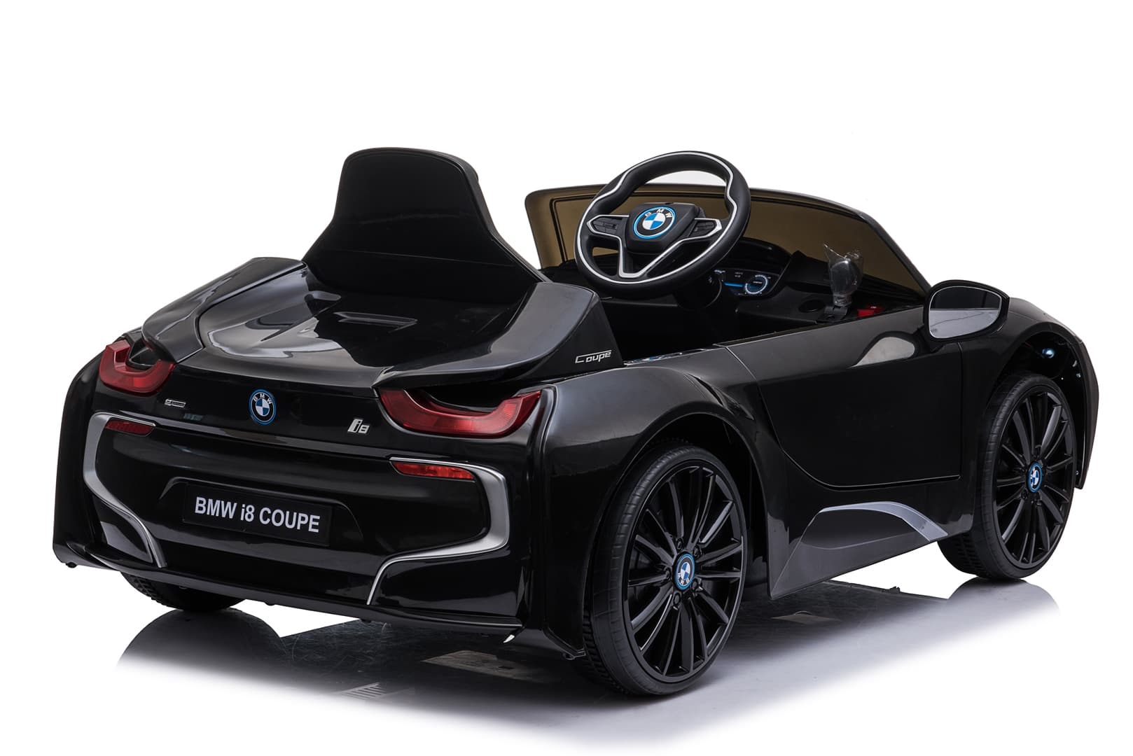 Dječiji električni automobil BMW i8 Coupe crni - slika 5