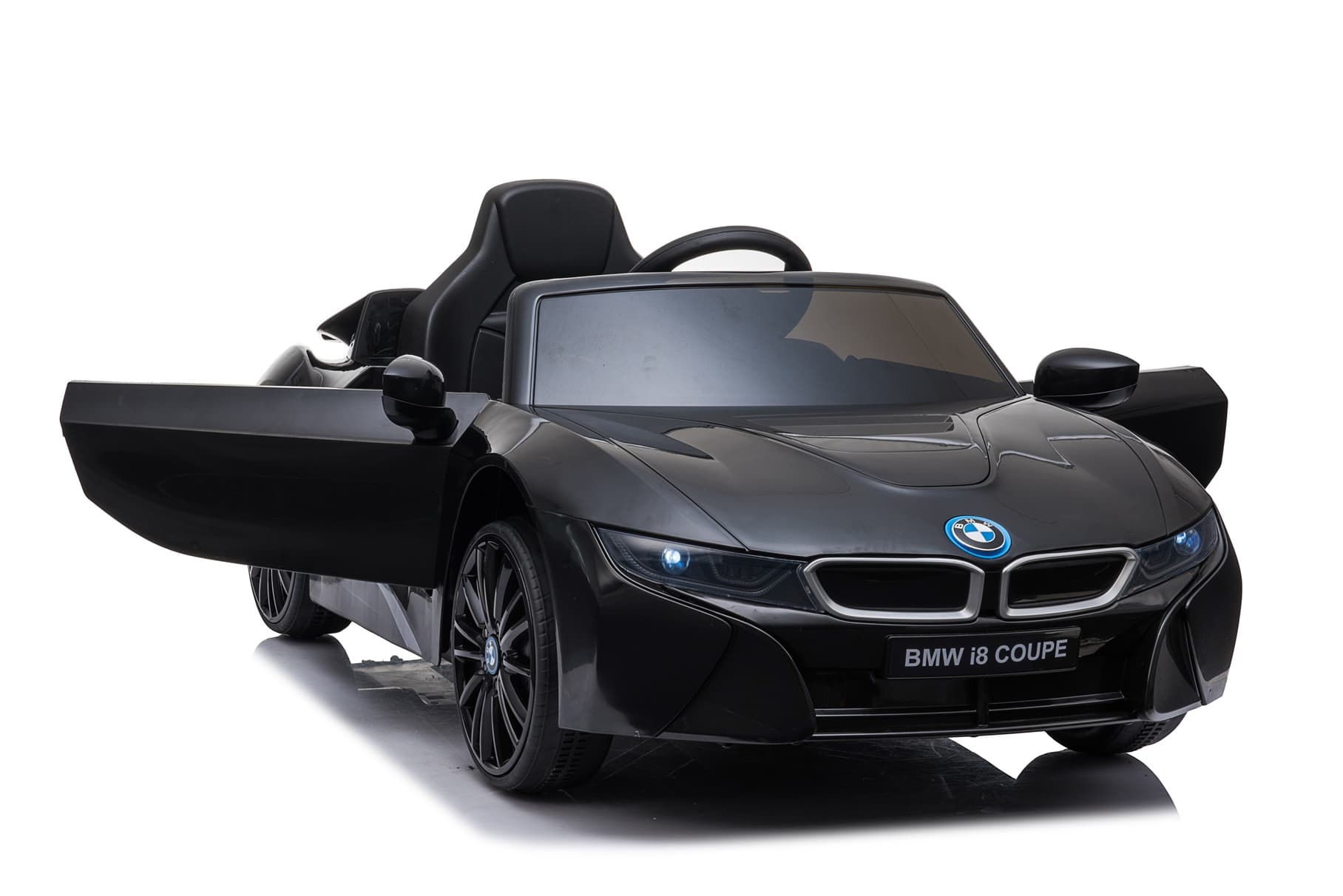 Dječiji električni automobil BMW i8 Coupe crni - slika 7