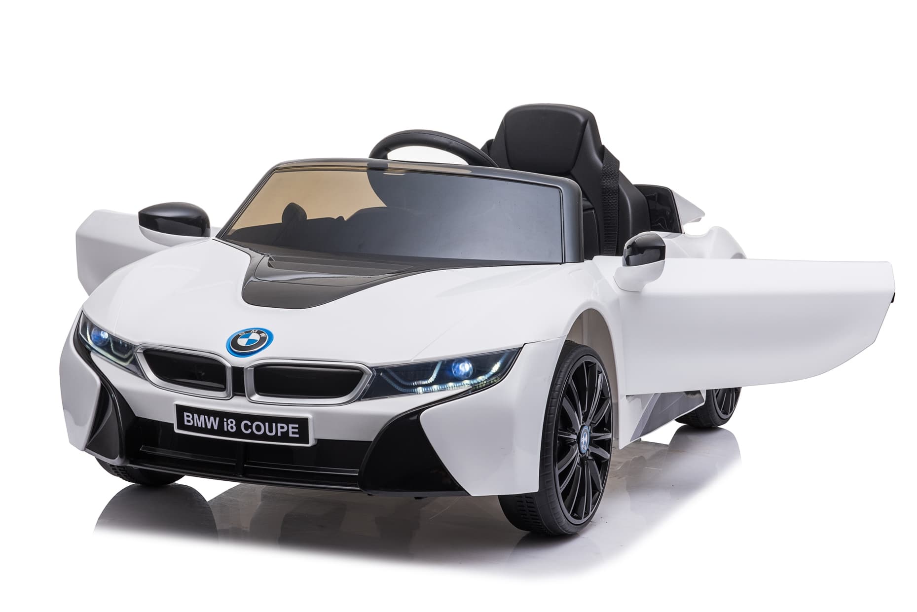 Dječiji električni automobil BMW i8 Coupe bijeli - slika 7