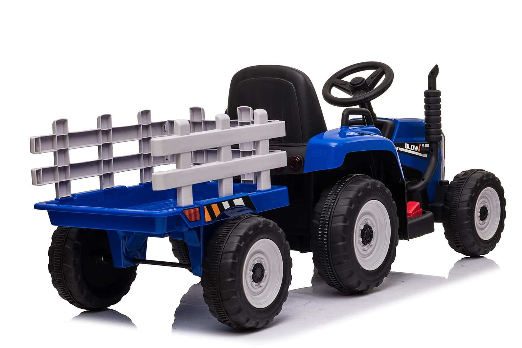Dječiji električni automobil Traktor Lite - plavi - slika 6