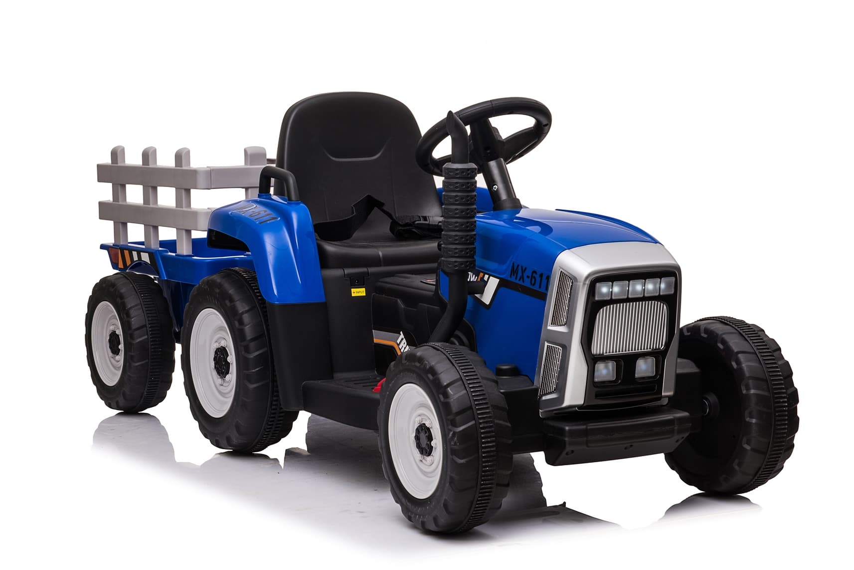 Dječiji električni automobil Traktor Lite - plavi - slika 8