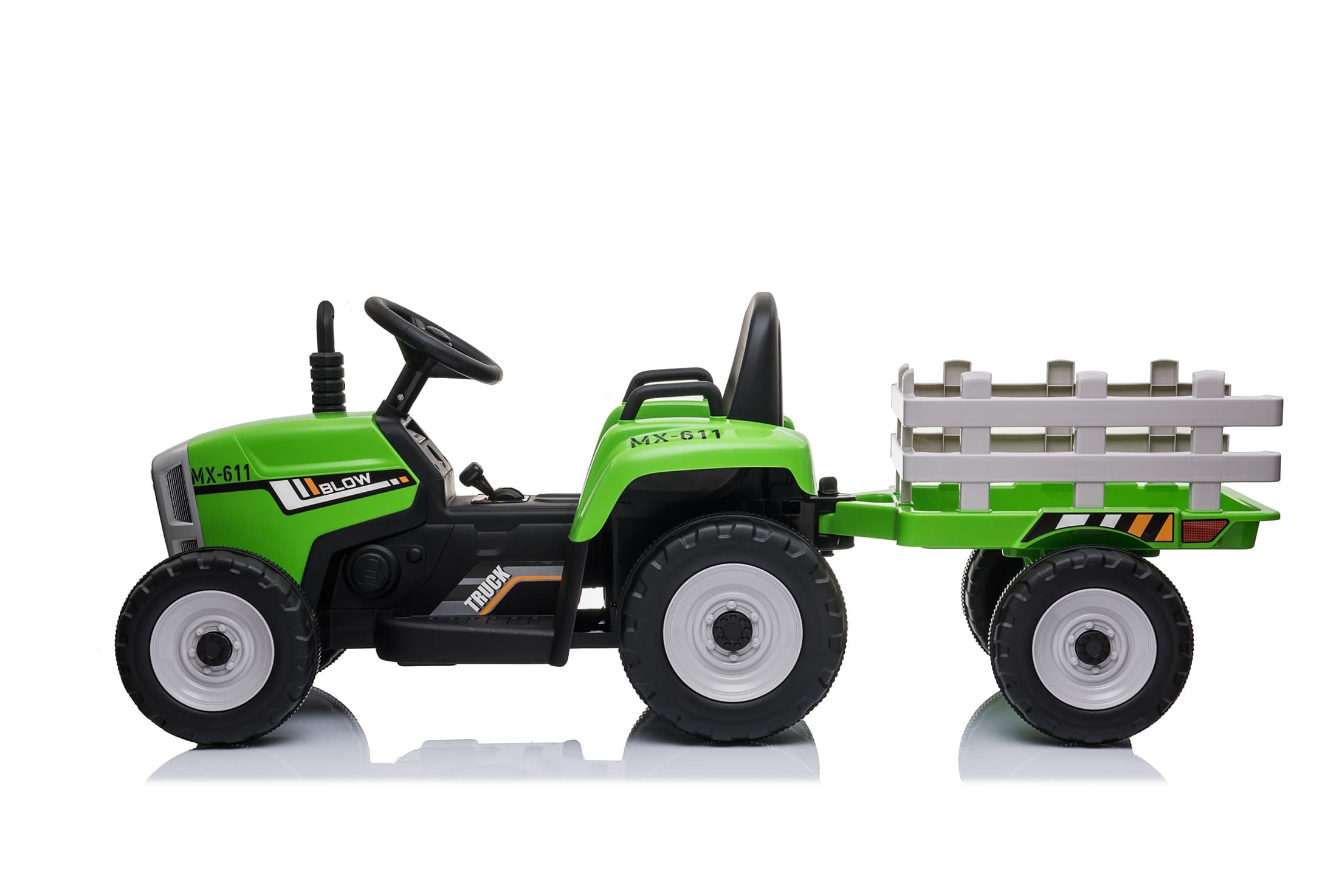 Dječiji električni automobil Traktor Lite - zeleni - slika 3