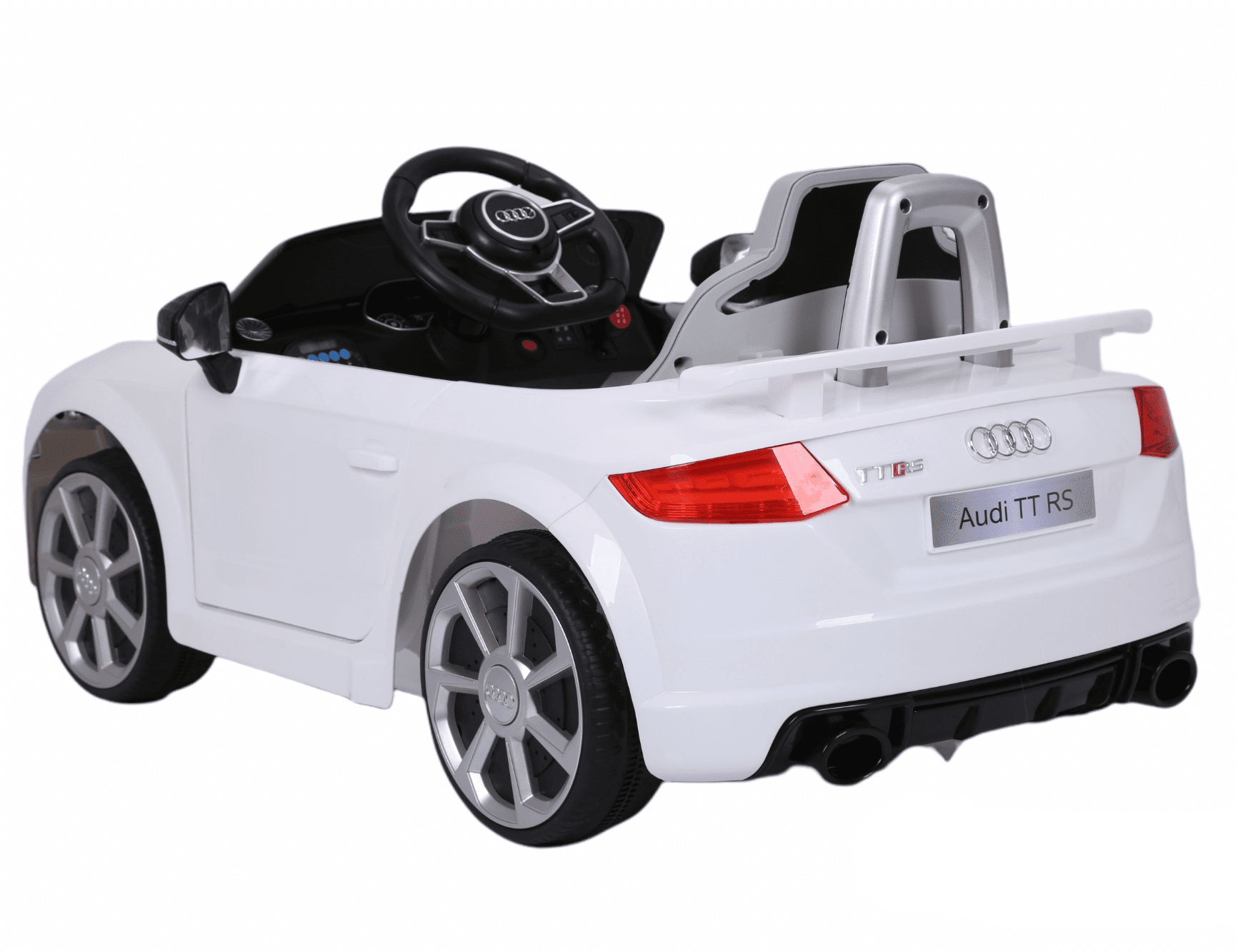 Dječiji električni automobil Audi TT RS bijeli - slika 4