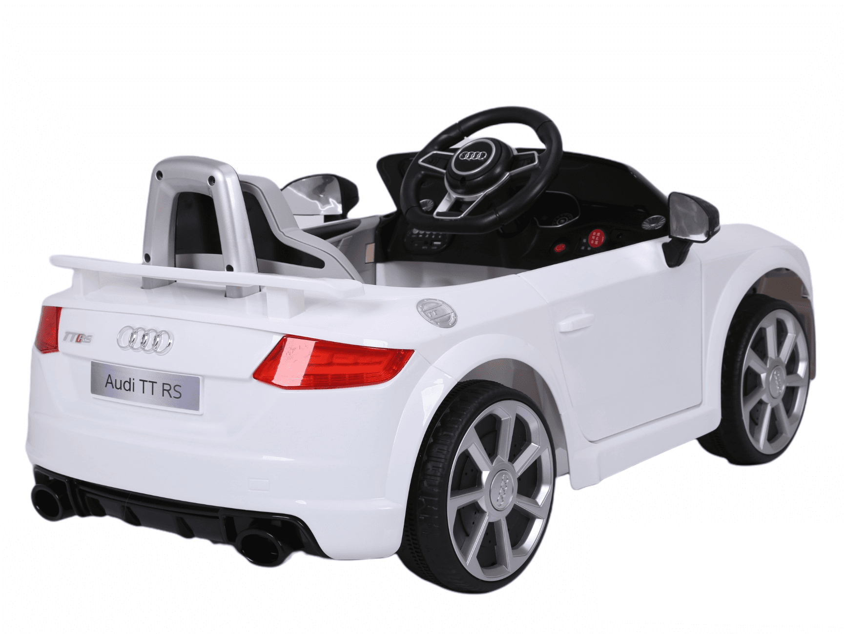 Dječiji električni automobil Audi TT RS bijeli - slika 6