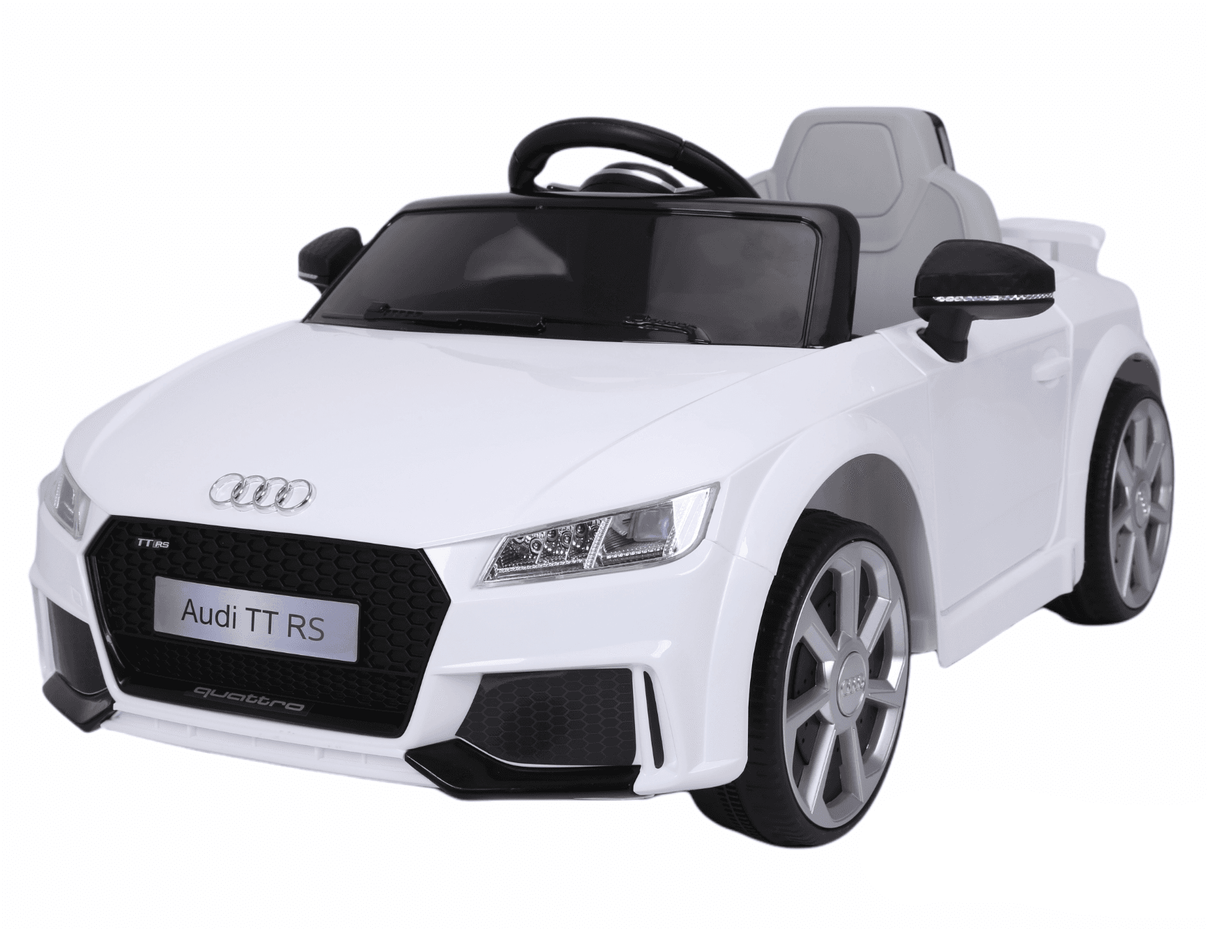 Dječiji električni automobil Audi TT RS bijeli - slika 7