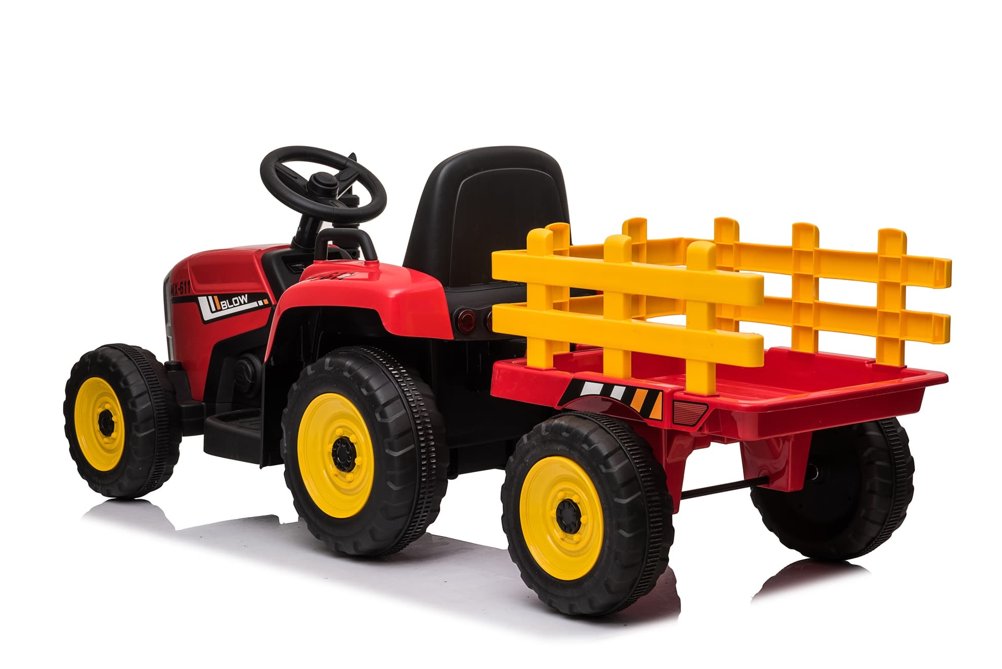 Dječiji električni automobil Tractor Lite - crveni - slika 4