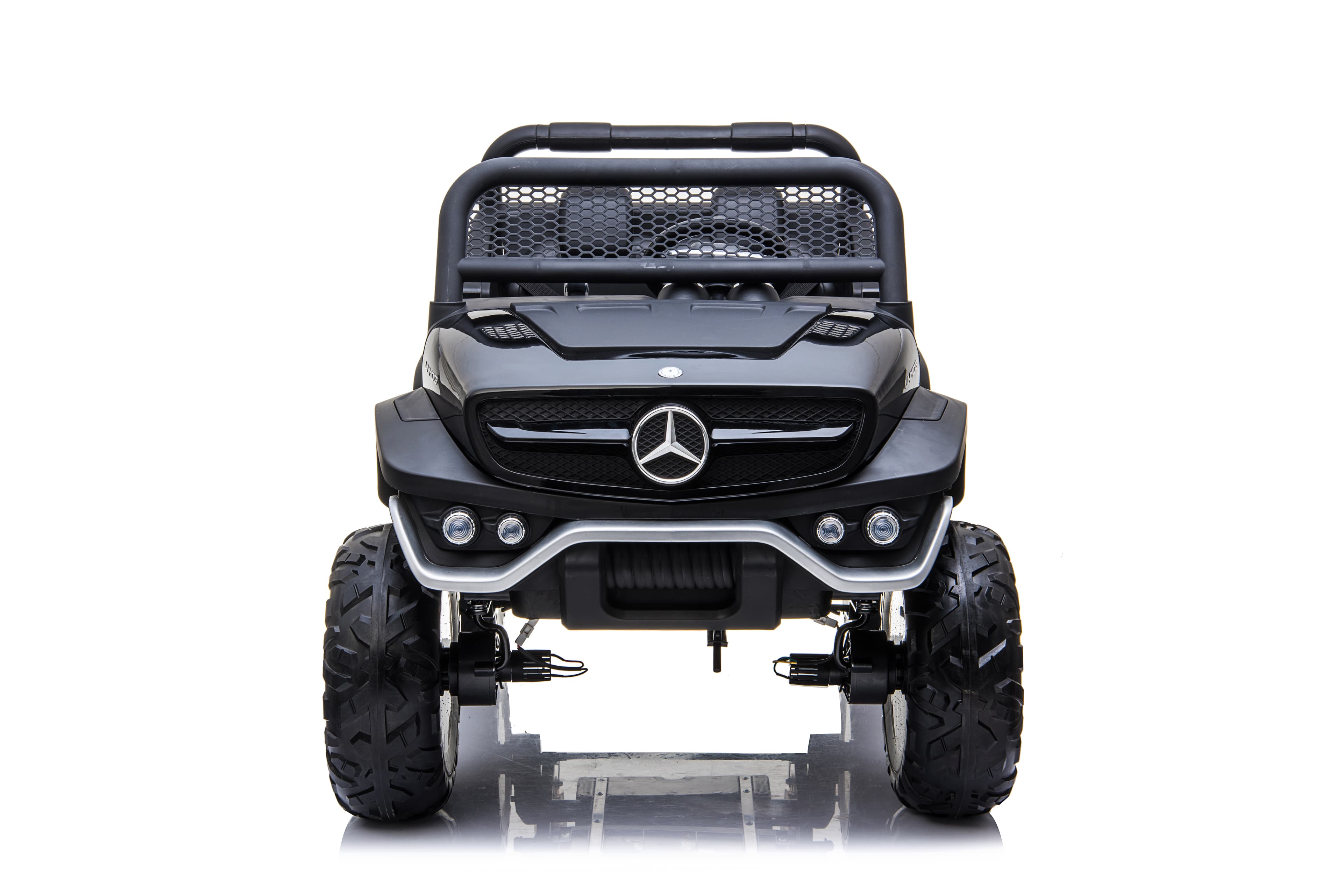 Dječiji električni automobil Mercedes Benz Unimog Truck - crni - slika 2