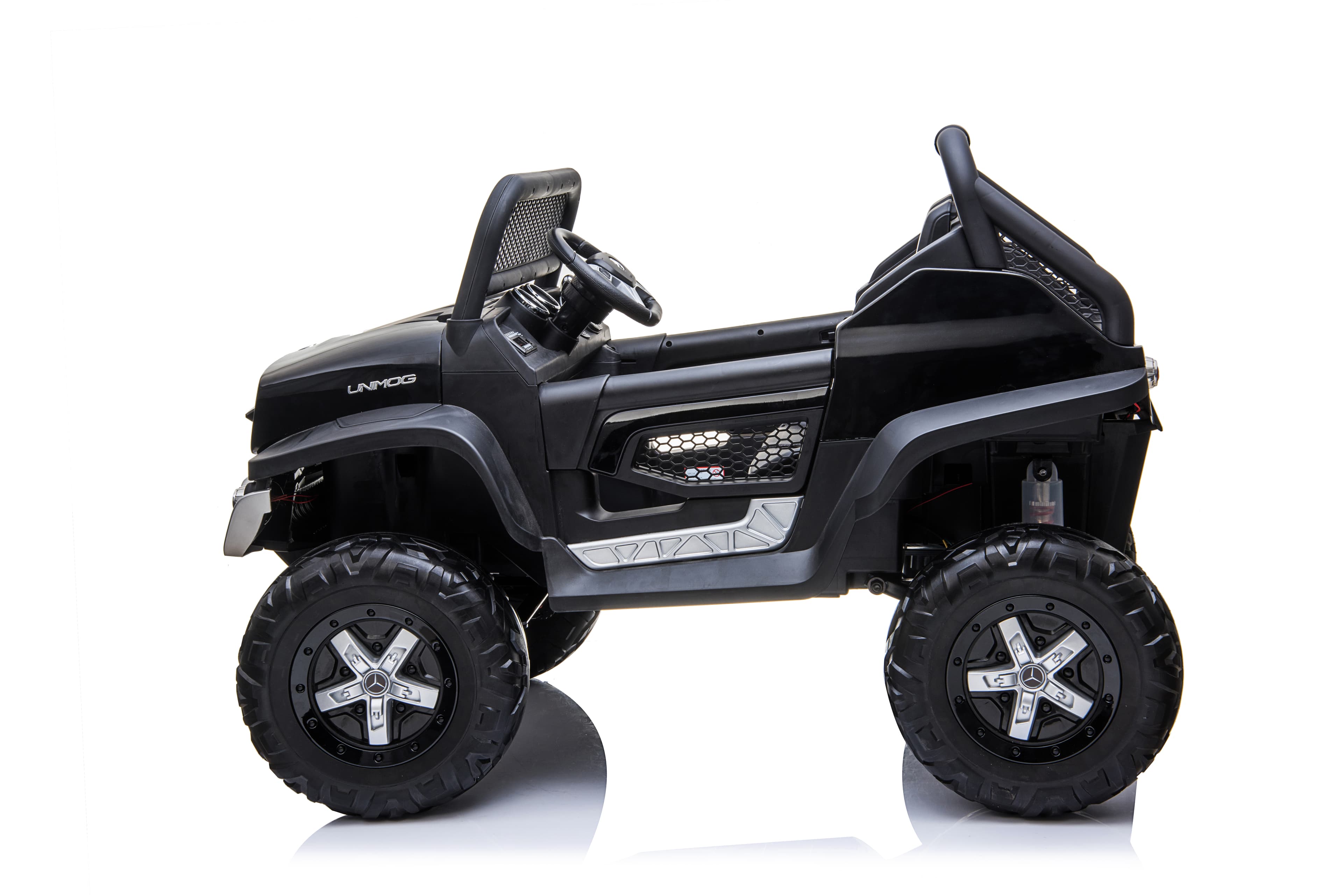 Dječiji električni automobil Mercedes Benz Unimog Truck - crni - slika 3
