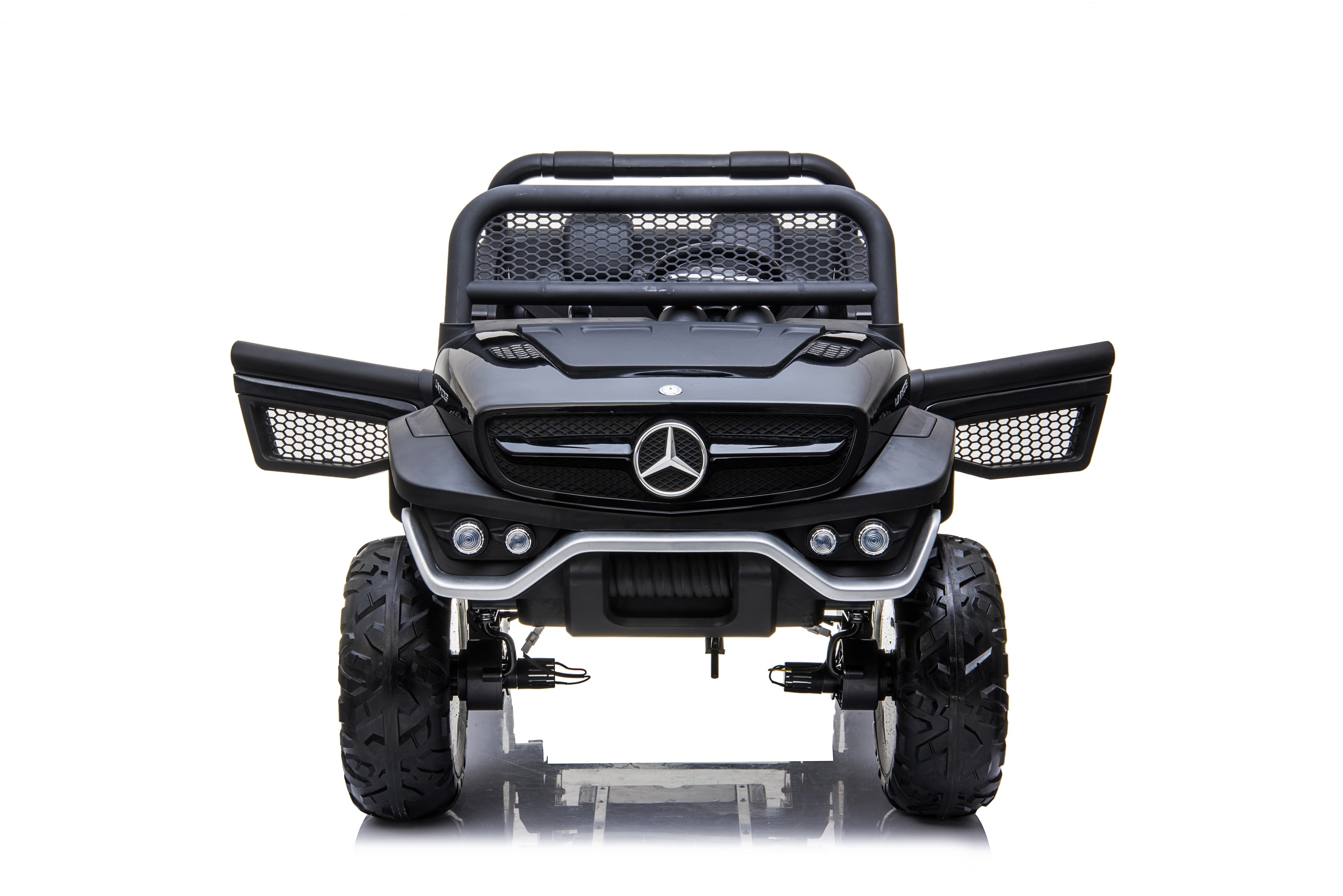 Dječiji električni automobil Mercedes Benz Unimog Truck - crni - slika 7