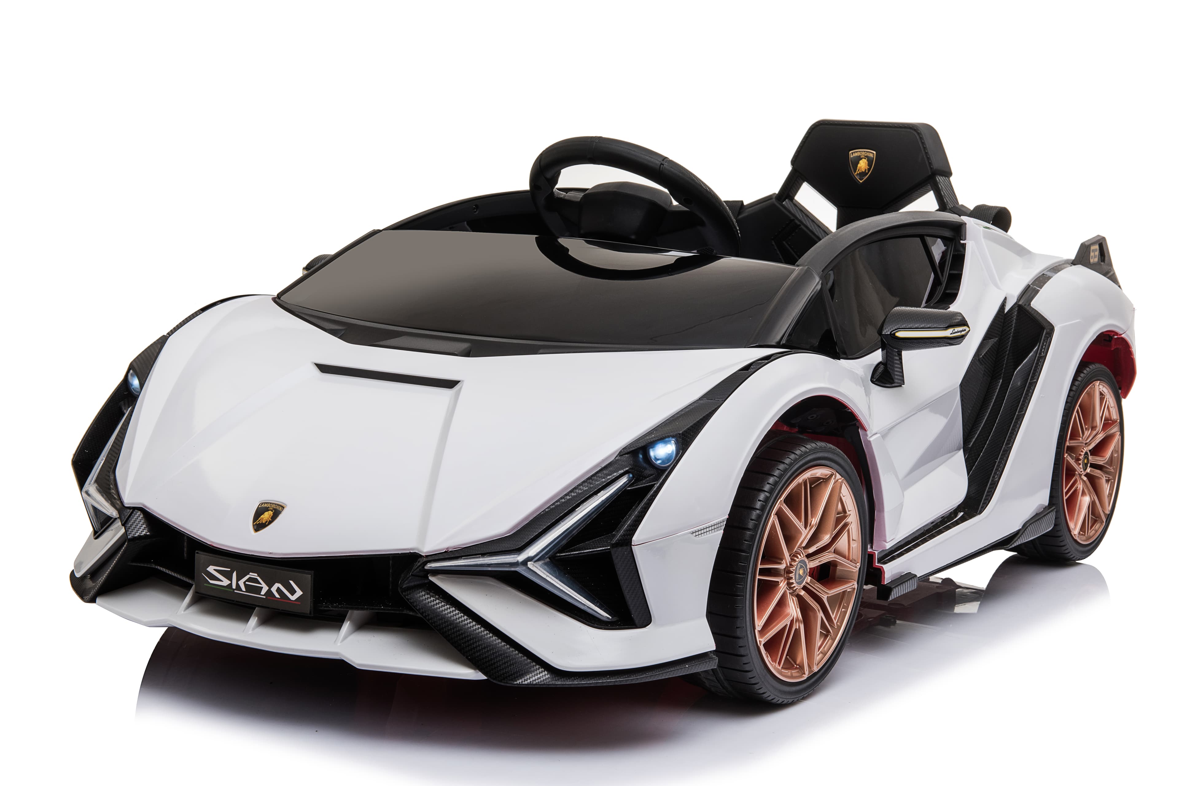 Dječiji električni automobil Lamborghini Sian bijeli