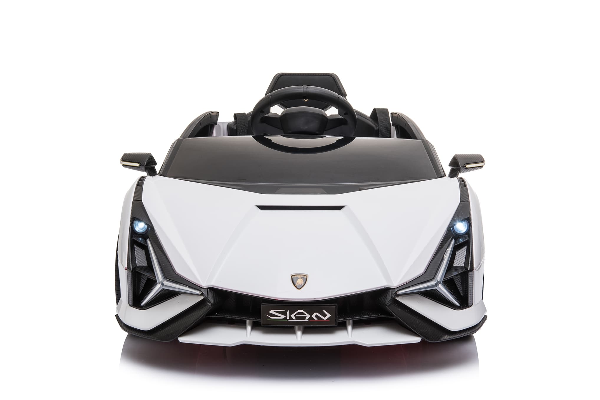 Dječiji električni automobil Lamborghini Sian bijeli - slika 2