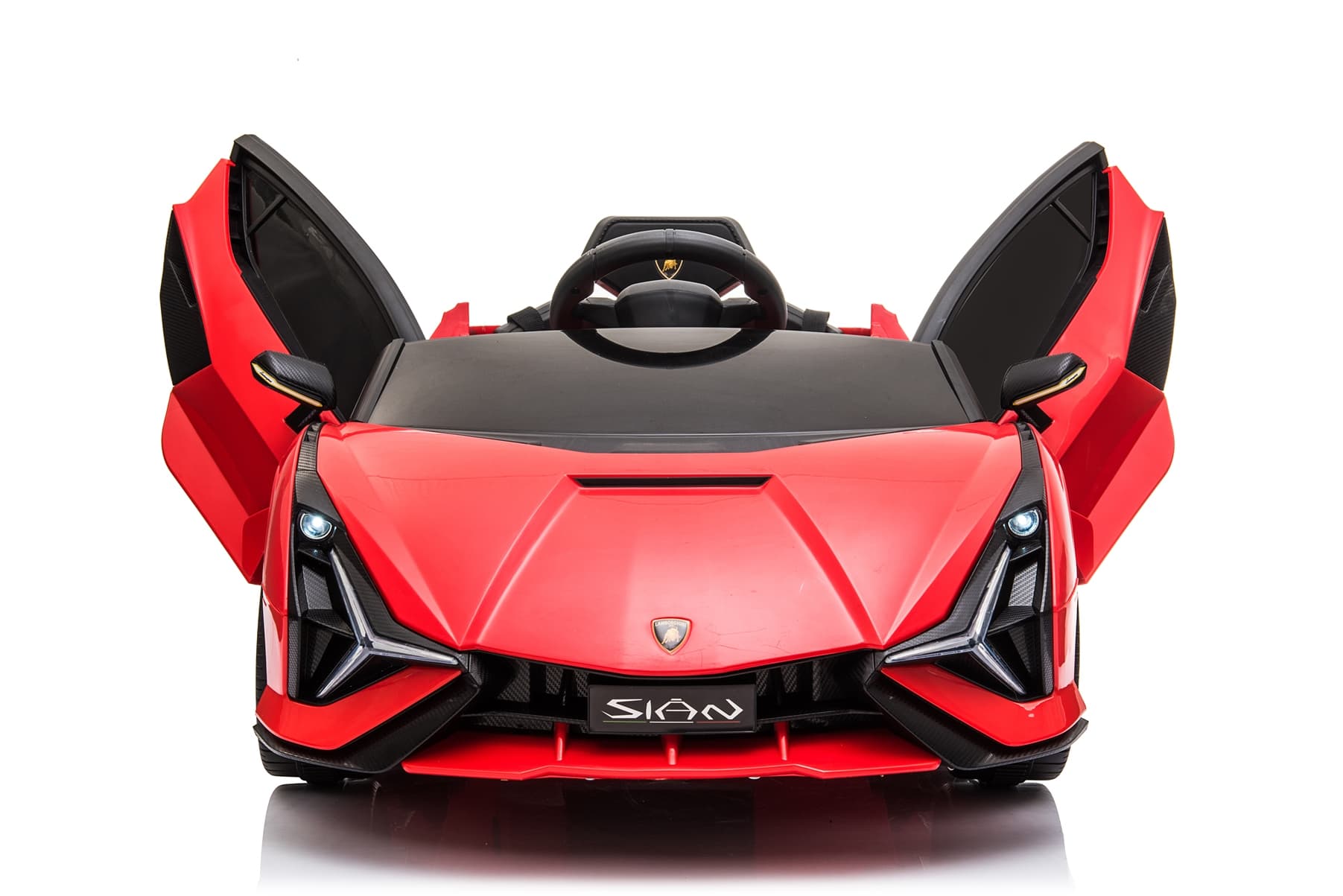 Dječiji električni automobil Lamborghini Sian crveni - slika 6