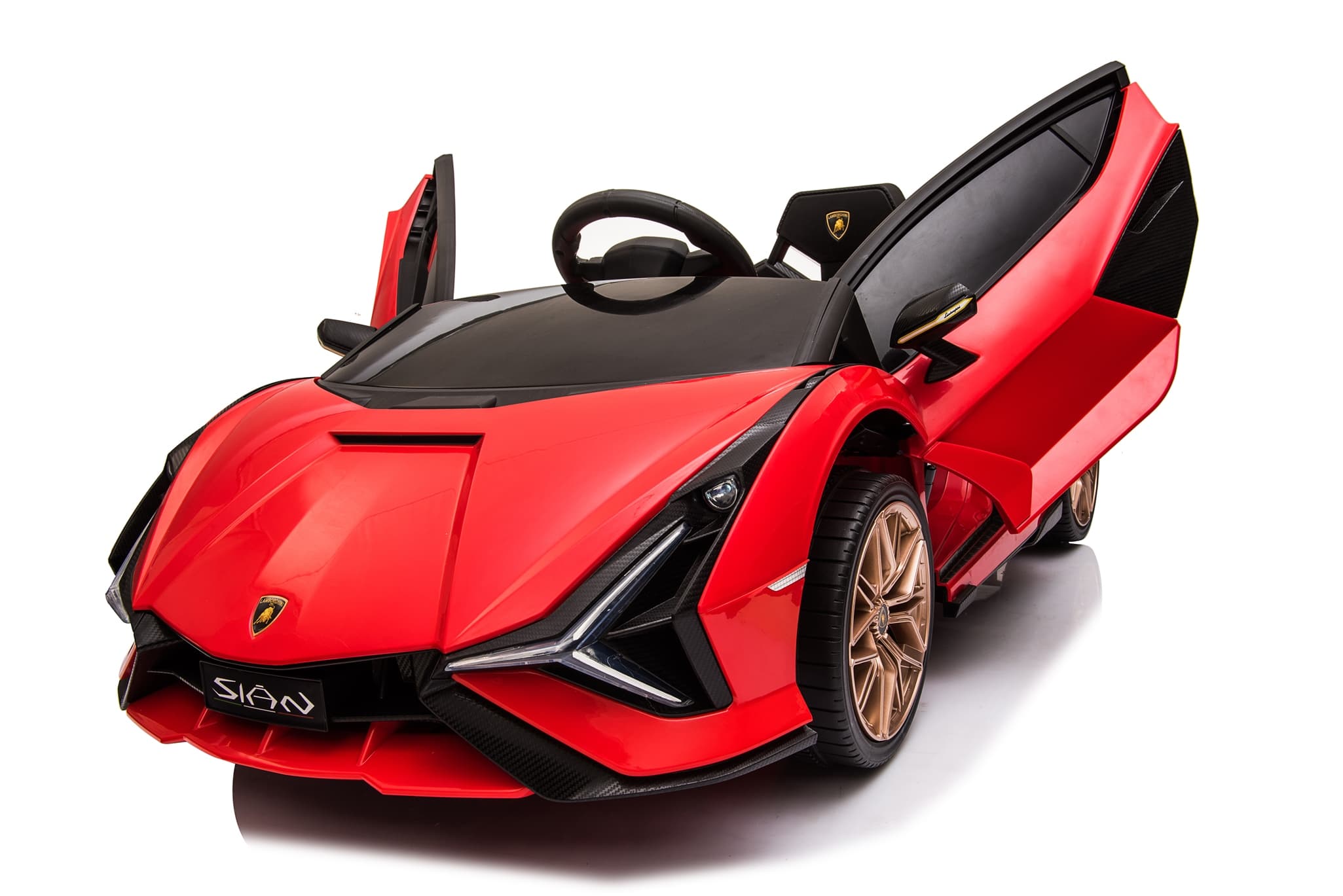 Dječiji električni automobil Lamborghini Sian crveni - slika 9