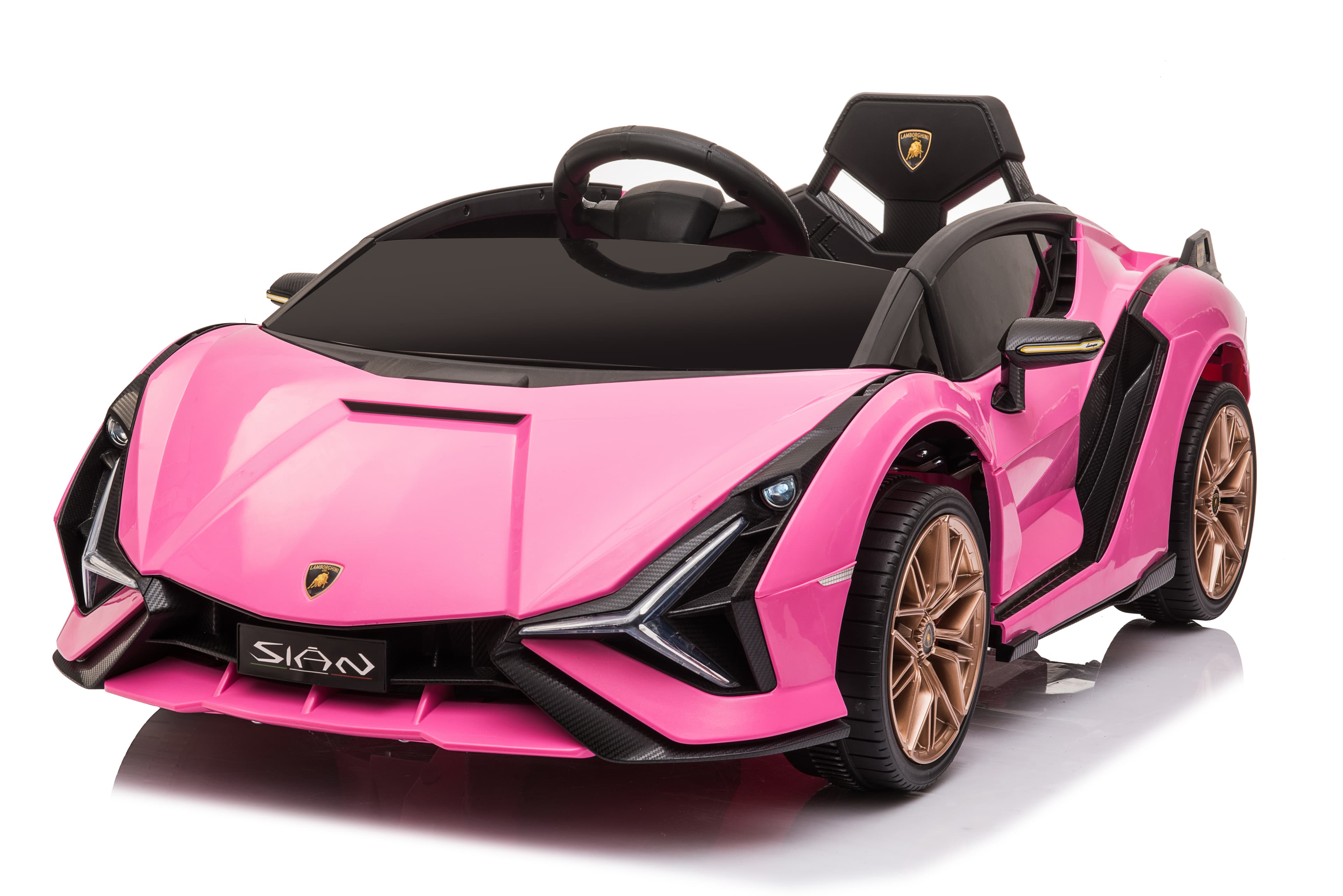 Dječiji električni automobil Lamborghini Sian ružičasti