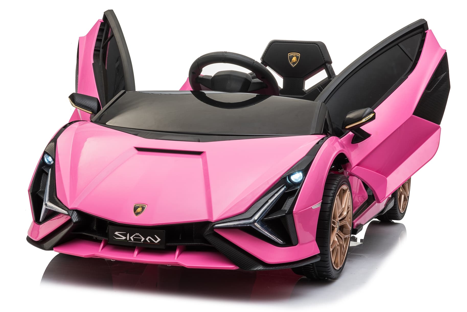 Dječiji električni automobil Lamborghini Sian ružičasti - slika 5