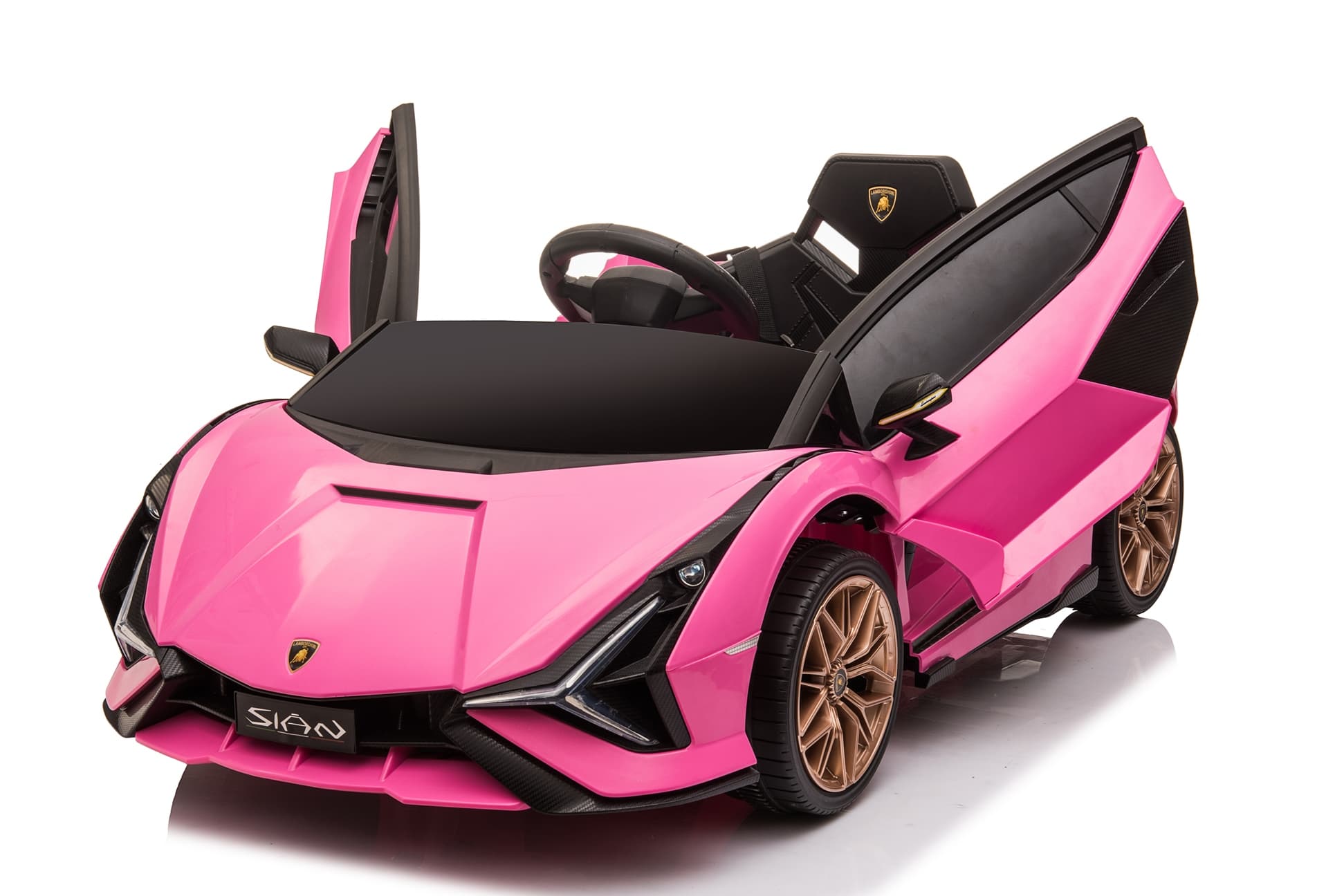 Dječiji električni automobil Lamborghini Sian ružičasti - slika 7