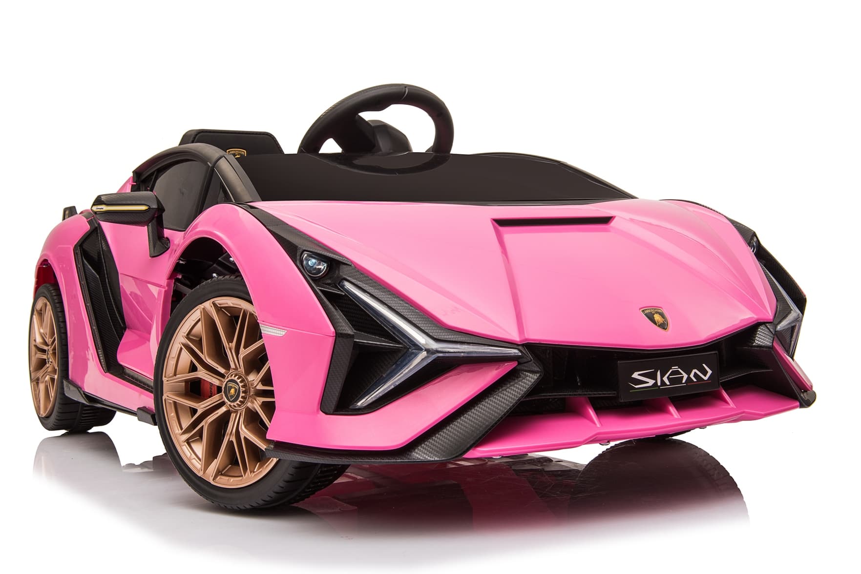Dječiji električni automobil Lamborghini Sian ružičasti - slika 8