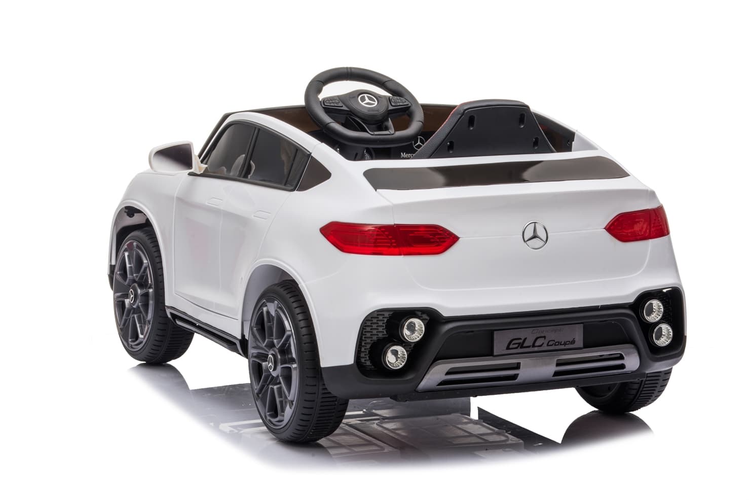 Dječiji električni automobil Mercedes GLC coupé bijeli - slika 2