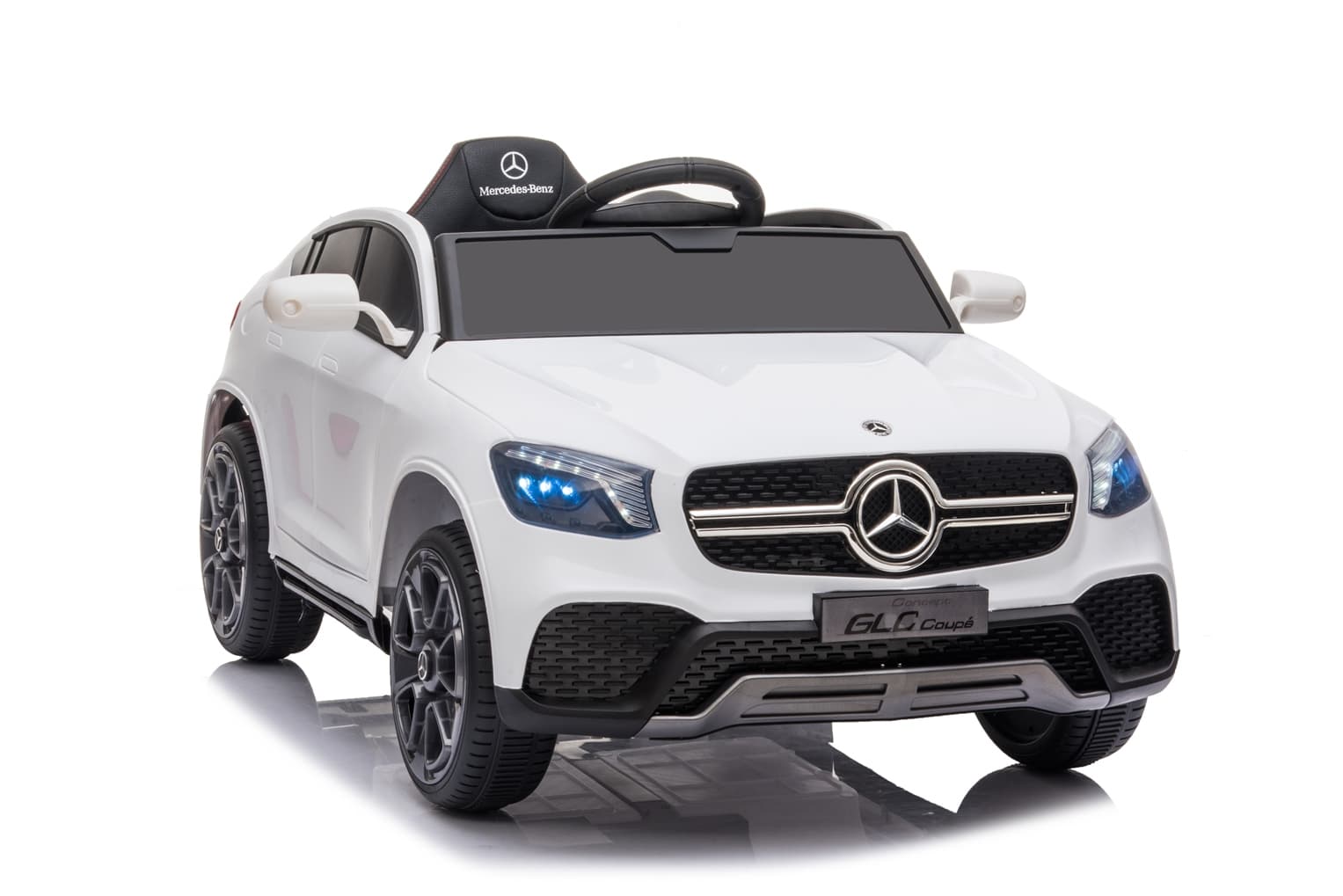 Dječiji električni automobil Mercedes GLC coupé bijeli - slika 4