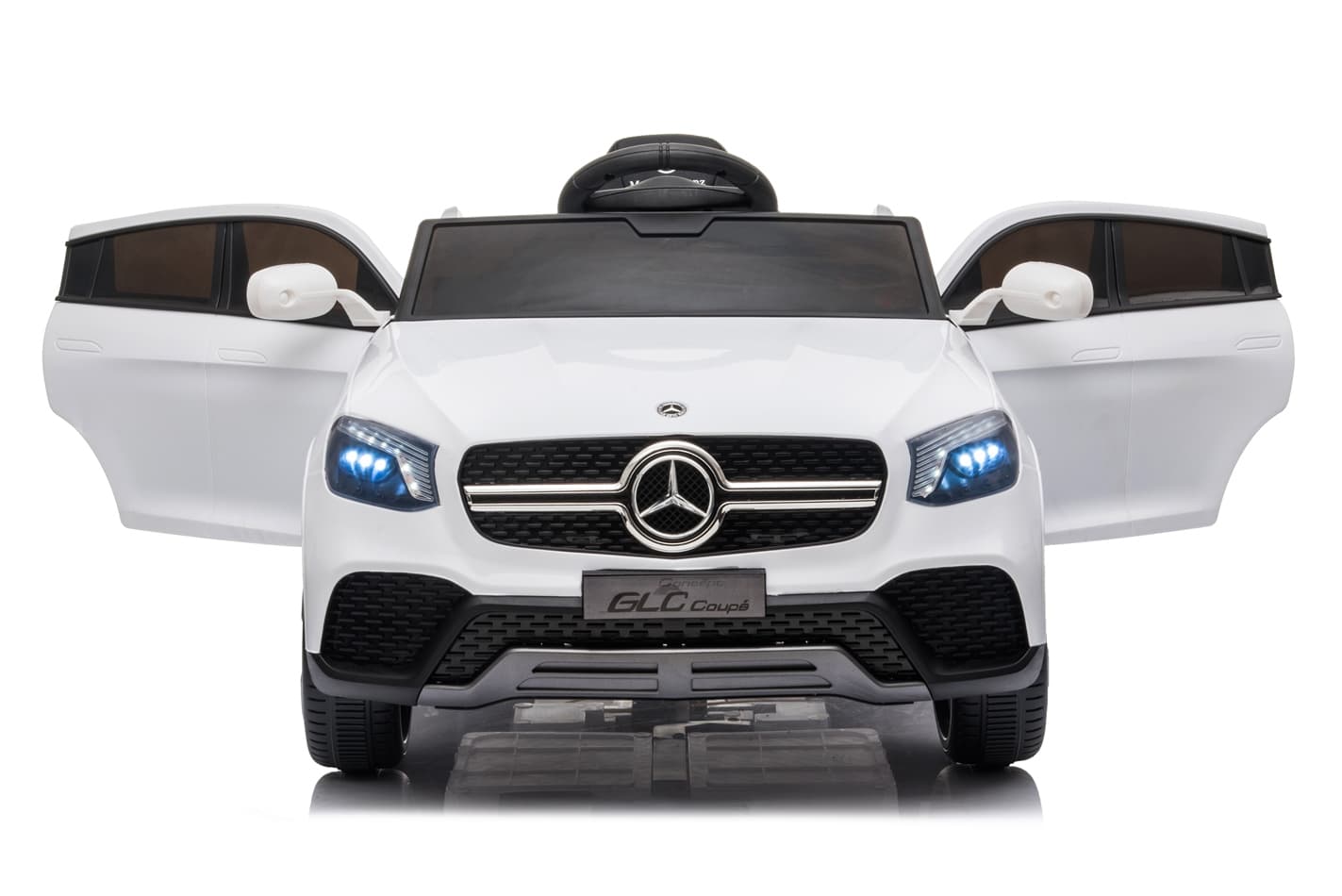 Dječiji električni automobil Mercedes GLC coupé bijeli - slika 5