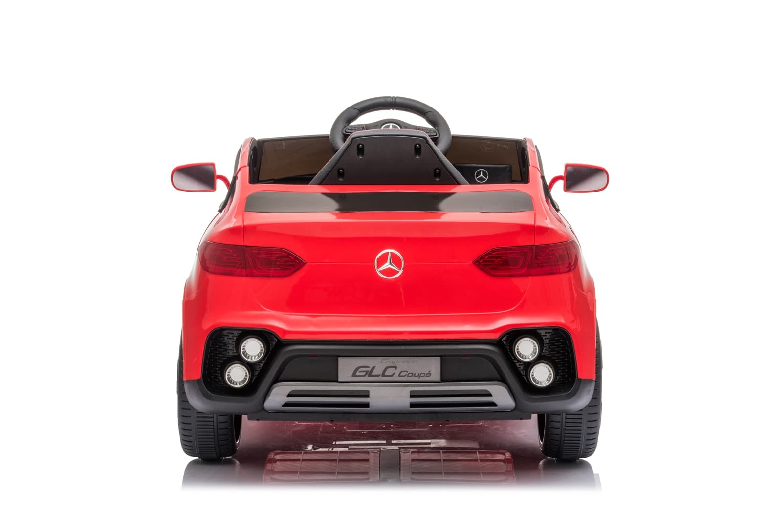 Dječiji električni automobil Mercedes GLC coupé crveni - slika 4