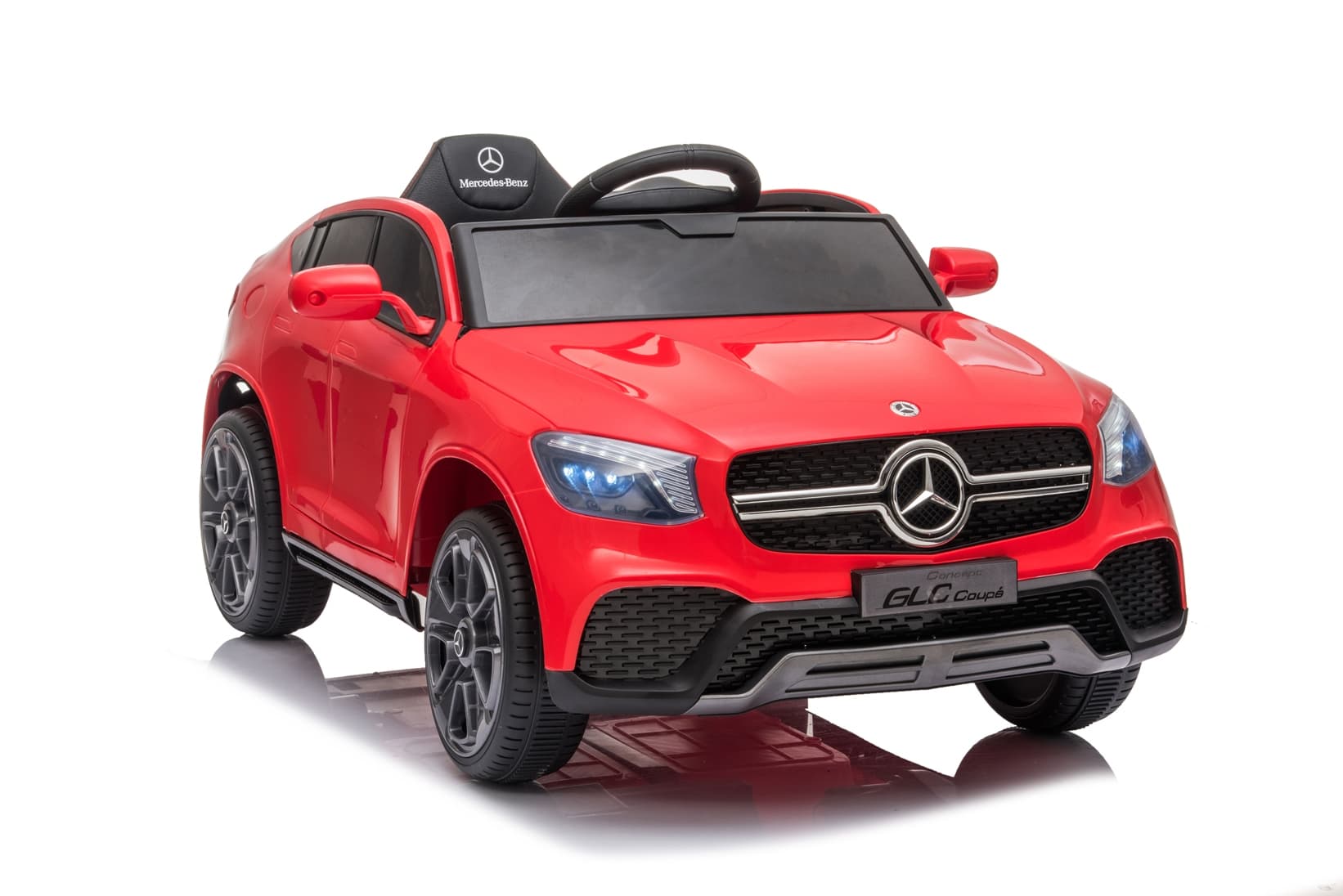 Dječiji električni automobil Mercedes GLC coupé crveni - slika 5