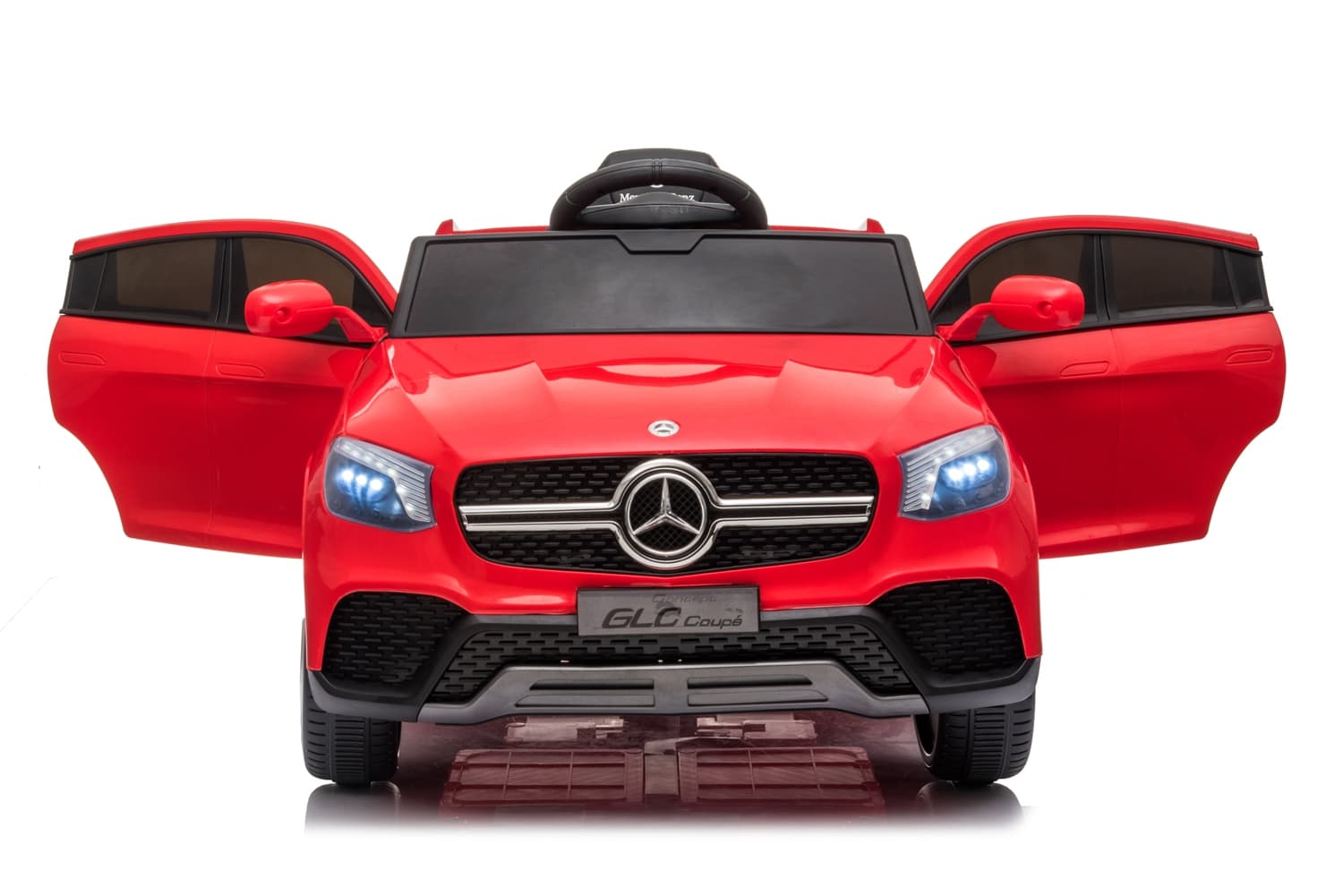 Dječiji električni automobil Mercedes GLC coupé crveni - slika 6