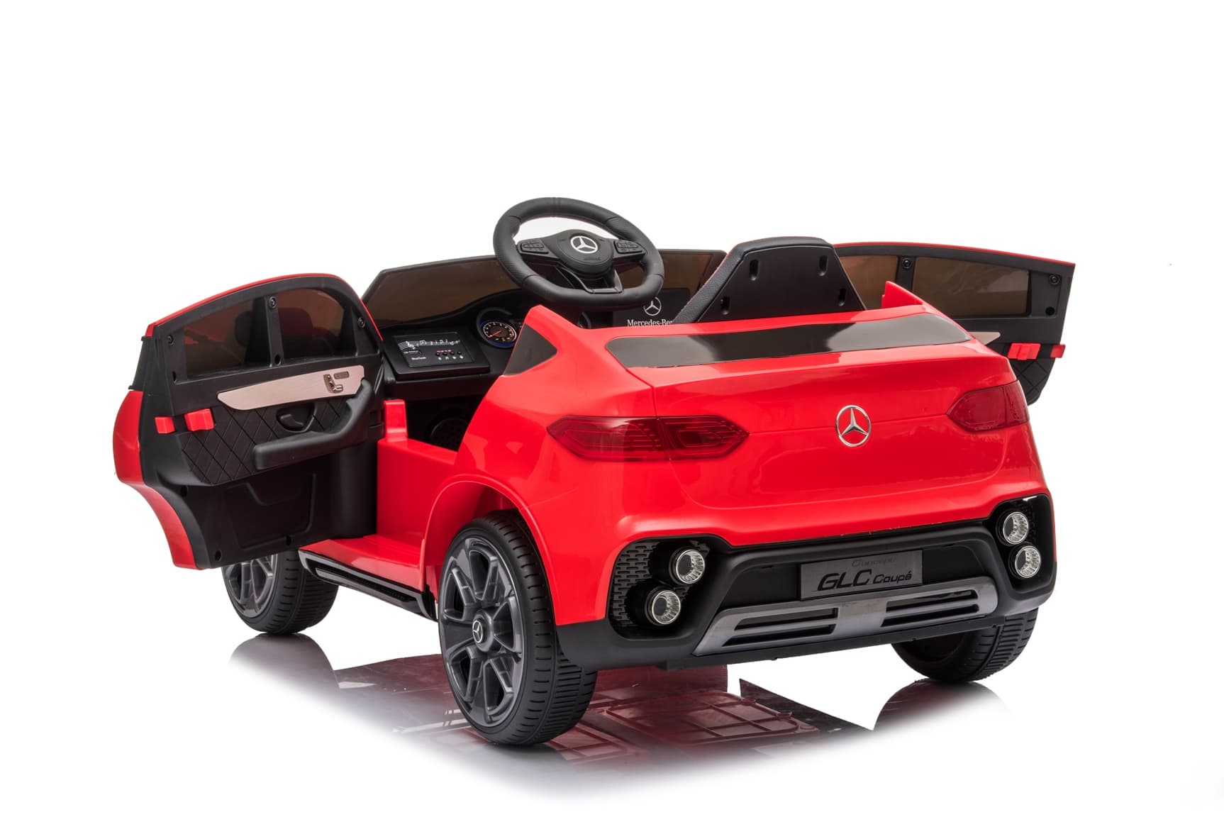 Dječiji električni automobil Mercedes GLC coupé crveni - slika 7