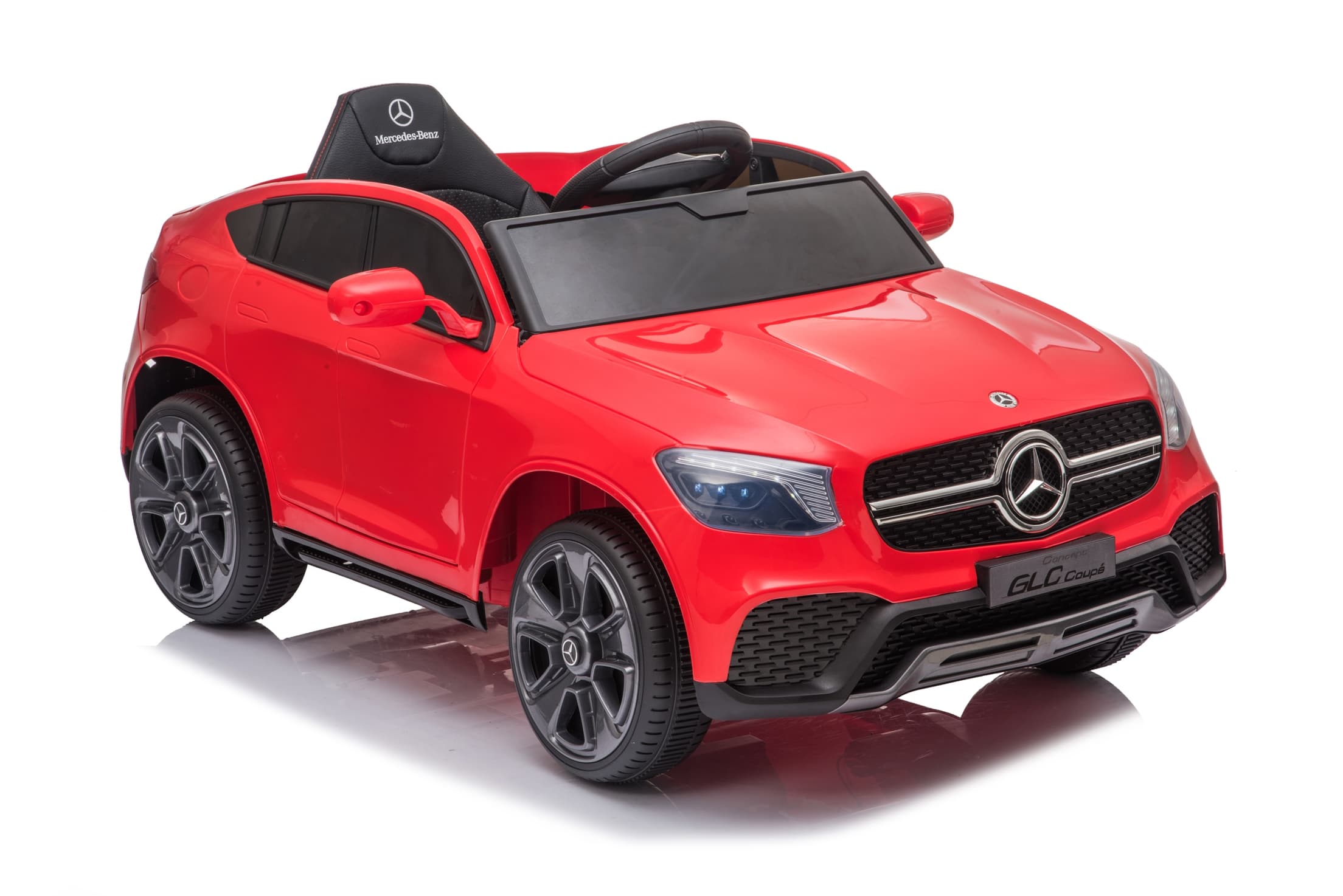 Dječiji električni automobil Mercedes GLC coupé crveni - slika 9
