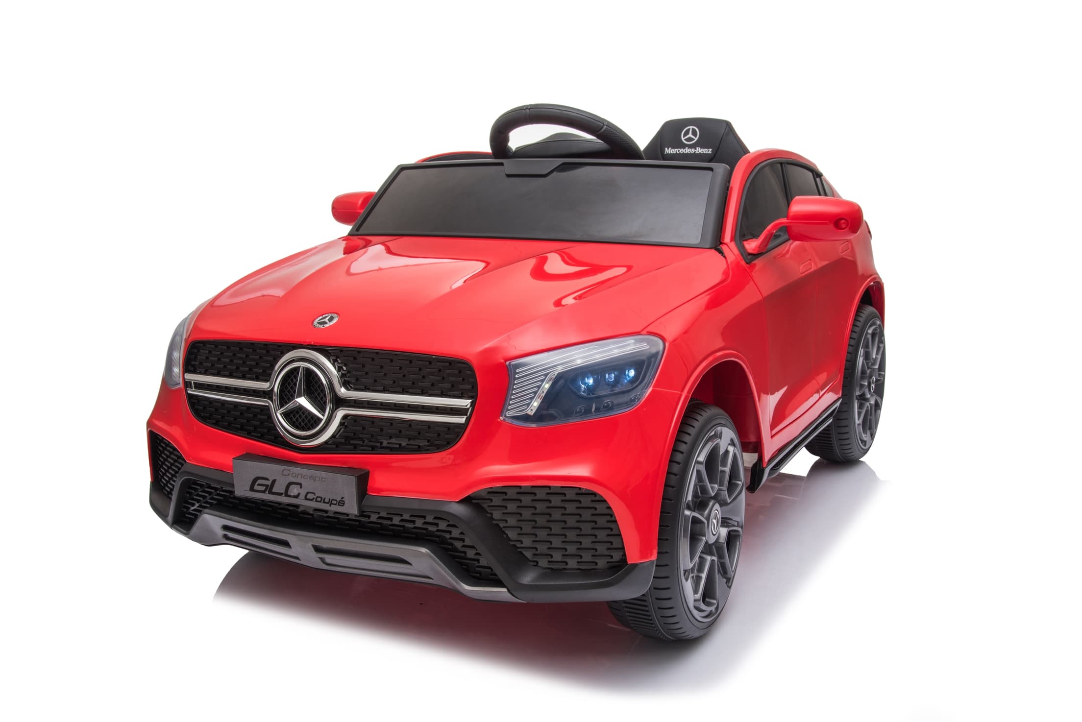 Dječiji električni automobil Mercedes GLC coupé crveni - slika 10