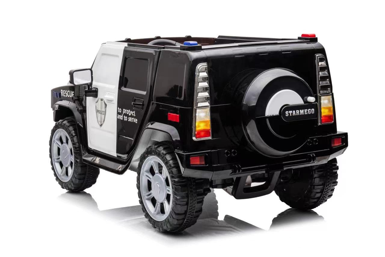 Dječiji električni policijski auto RANGER Eljet crni, Li-Ion - slika 4