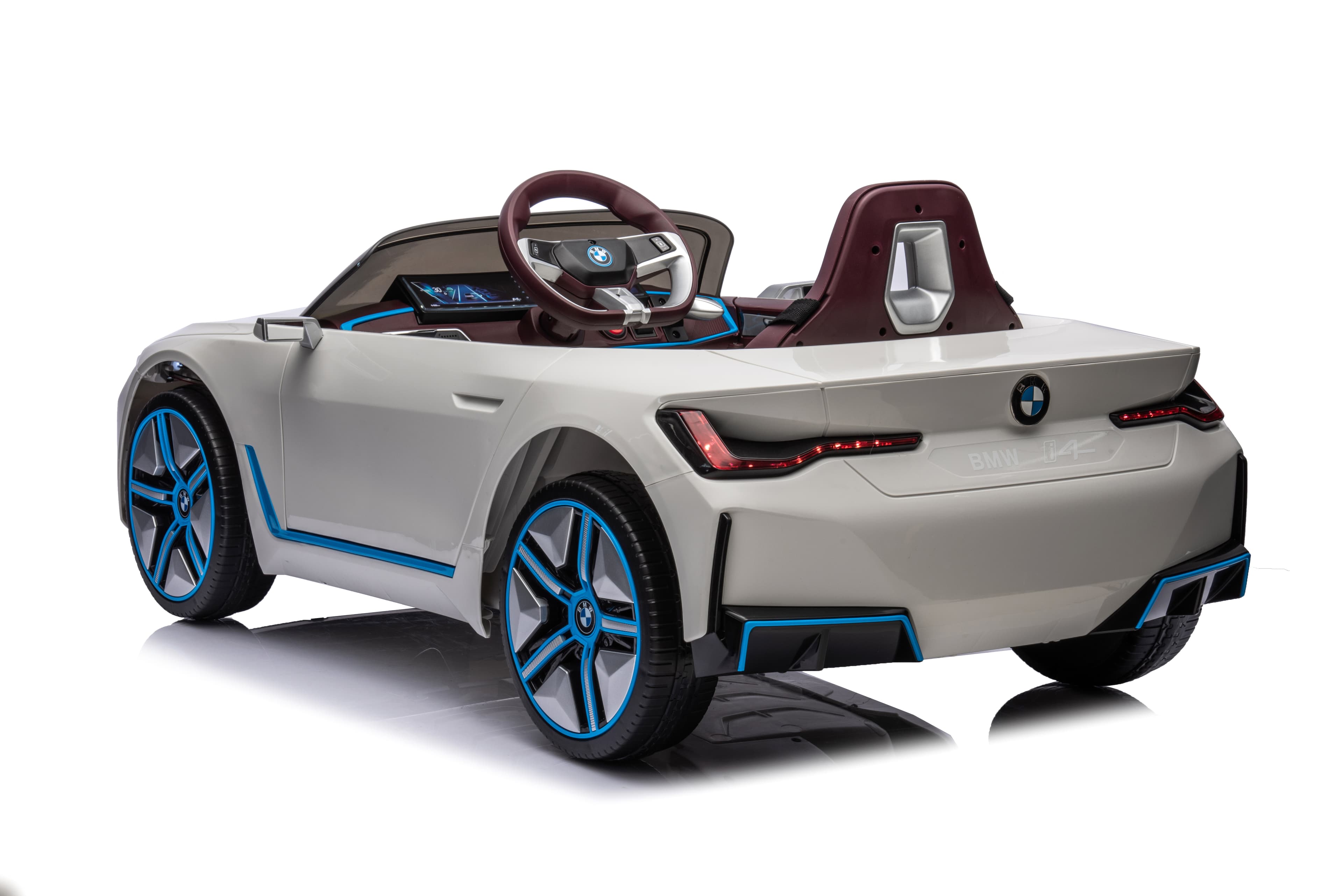 Električni auto za djecu BMW i4 bijeli - slika 4
