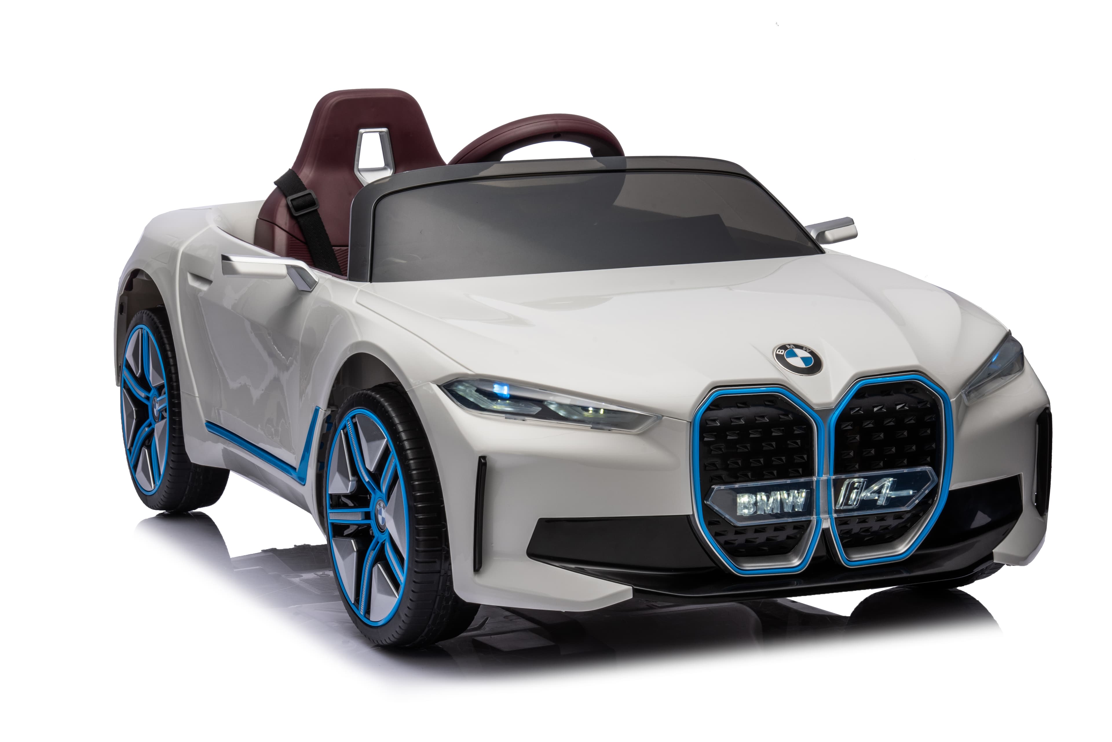 Električni auto za djecu BMW i4 bijeli - slika 6