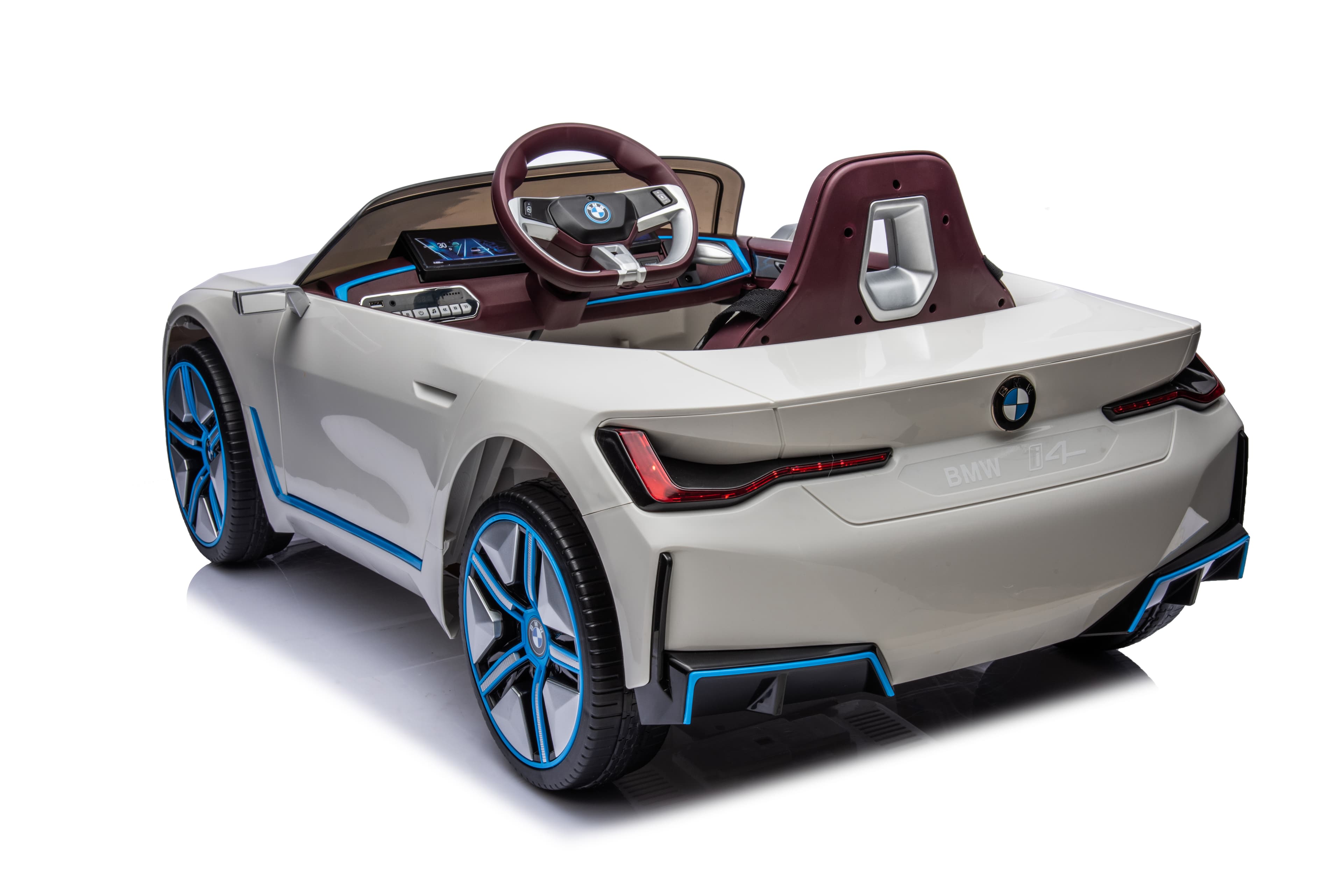 Električni auto za djecu BMW i4 bijeli - slika 8
