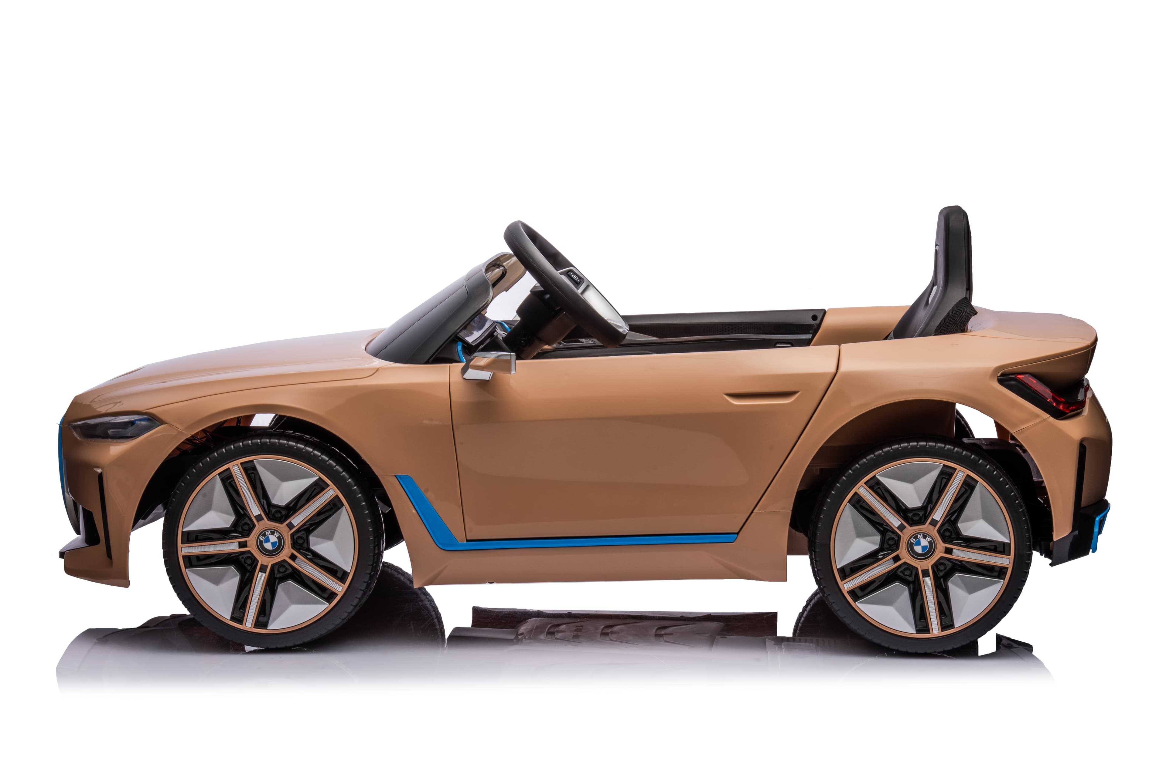 Električni auto za djecu BMW i4 žuti - slika 3