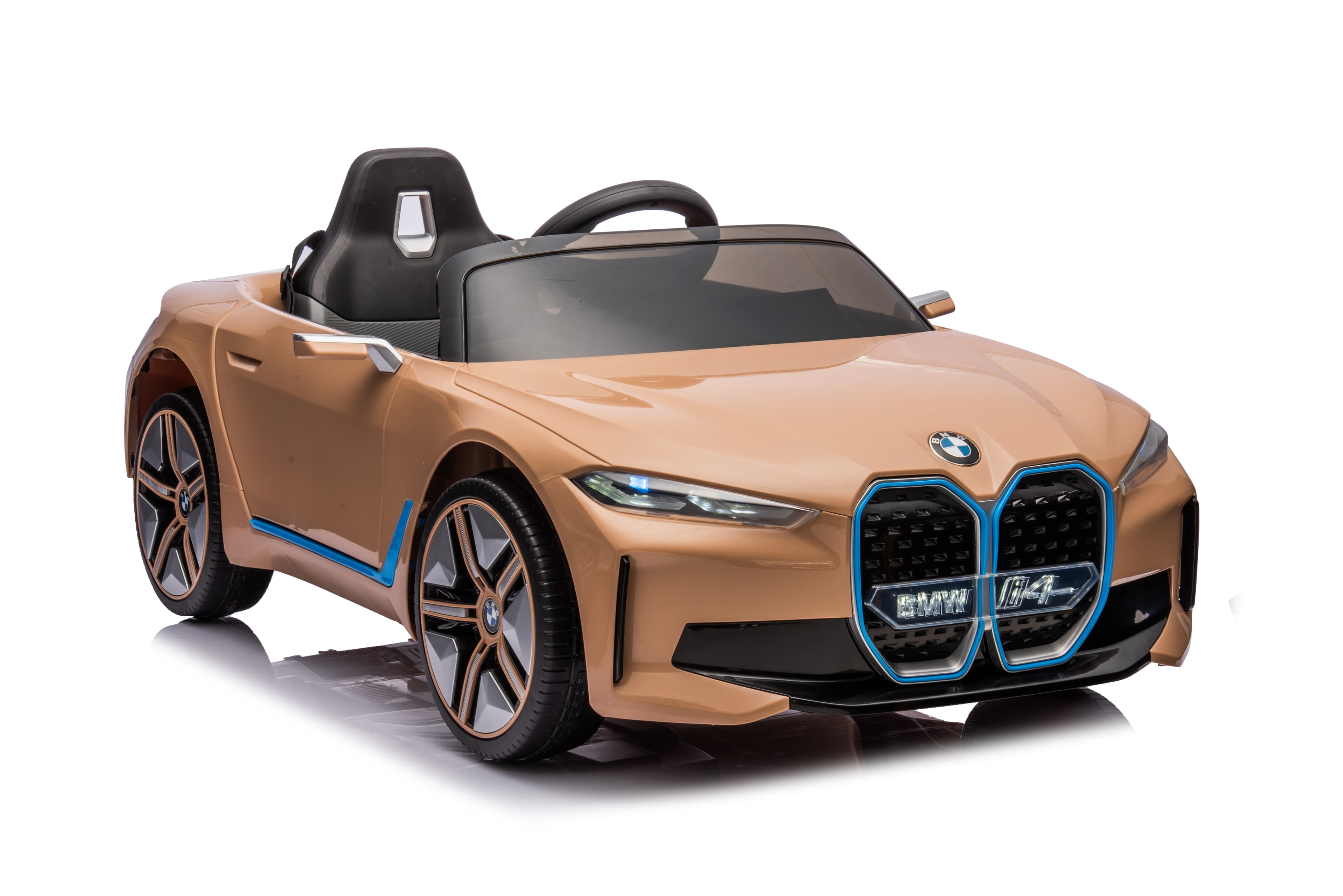 Električni auto za djecu BMW i4 žuti - slika 6
