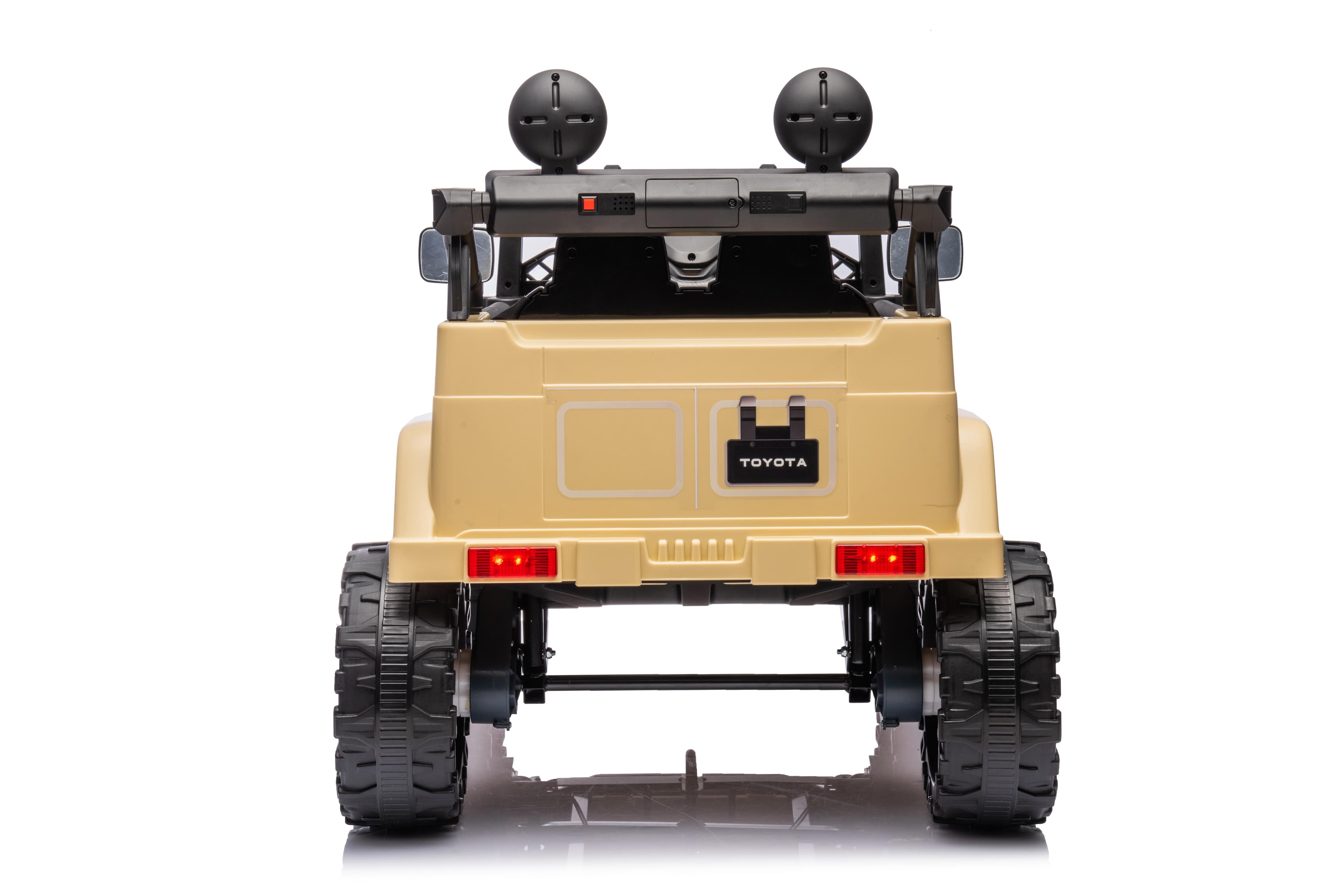 Dječiji električni automobil Toyota FJ Cruiser smeđa/žuta/khaki - slika 5