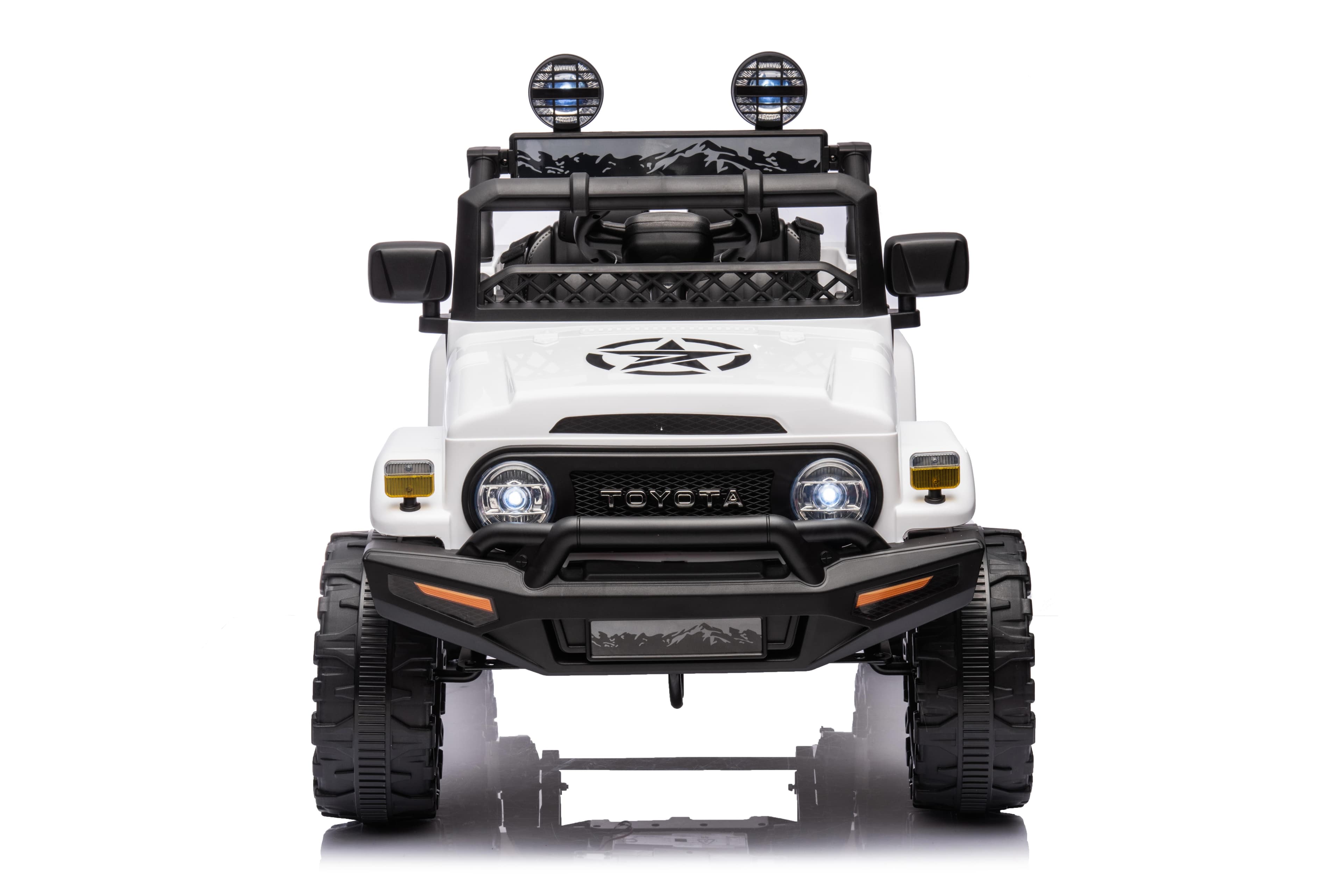 Dječiji električni automobil Toyota FJ Cruiser bijeli - slika 2