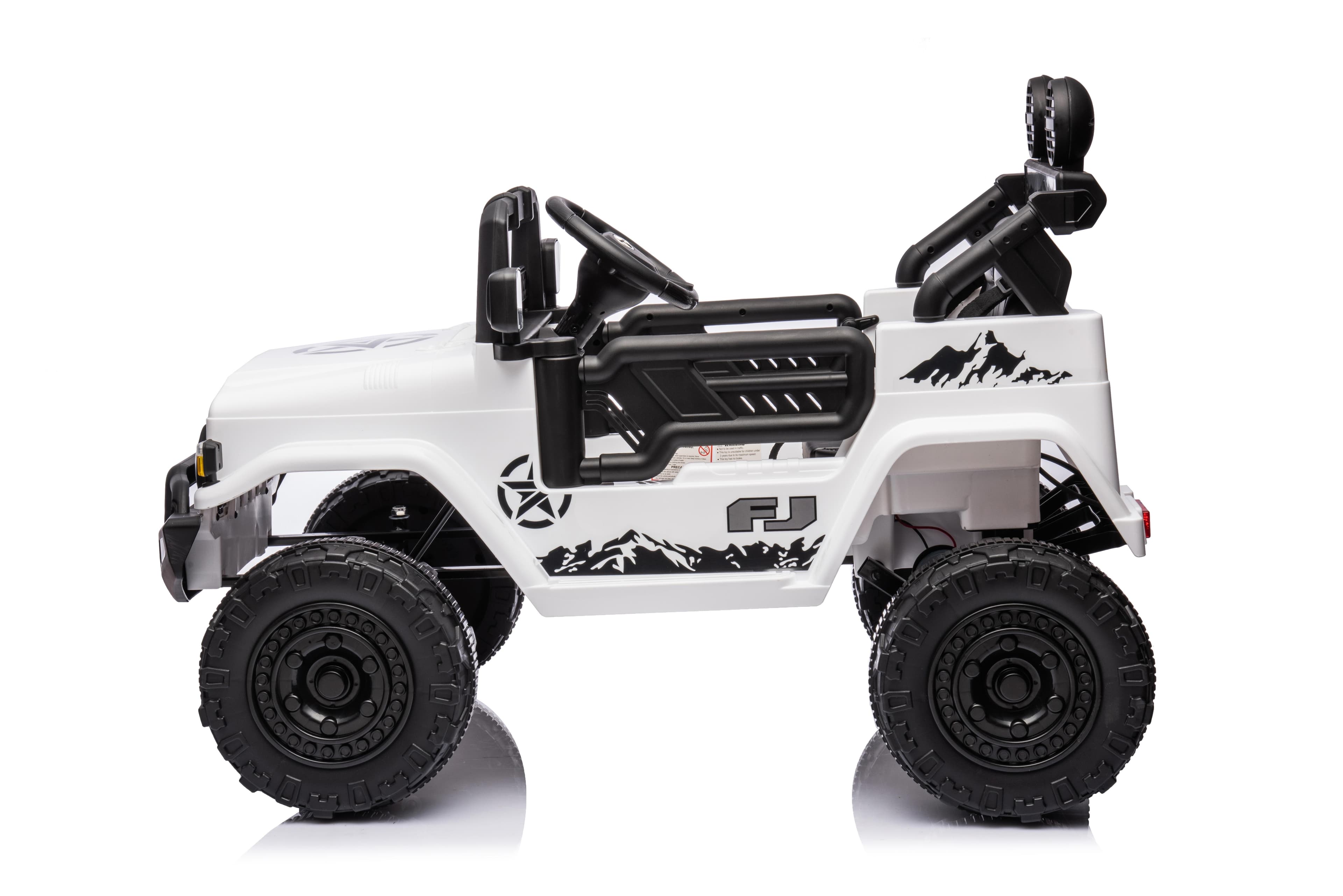 Dječiji električni automobil Toyota FJ Cruiser bijeli - slika 3