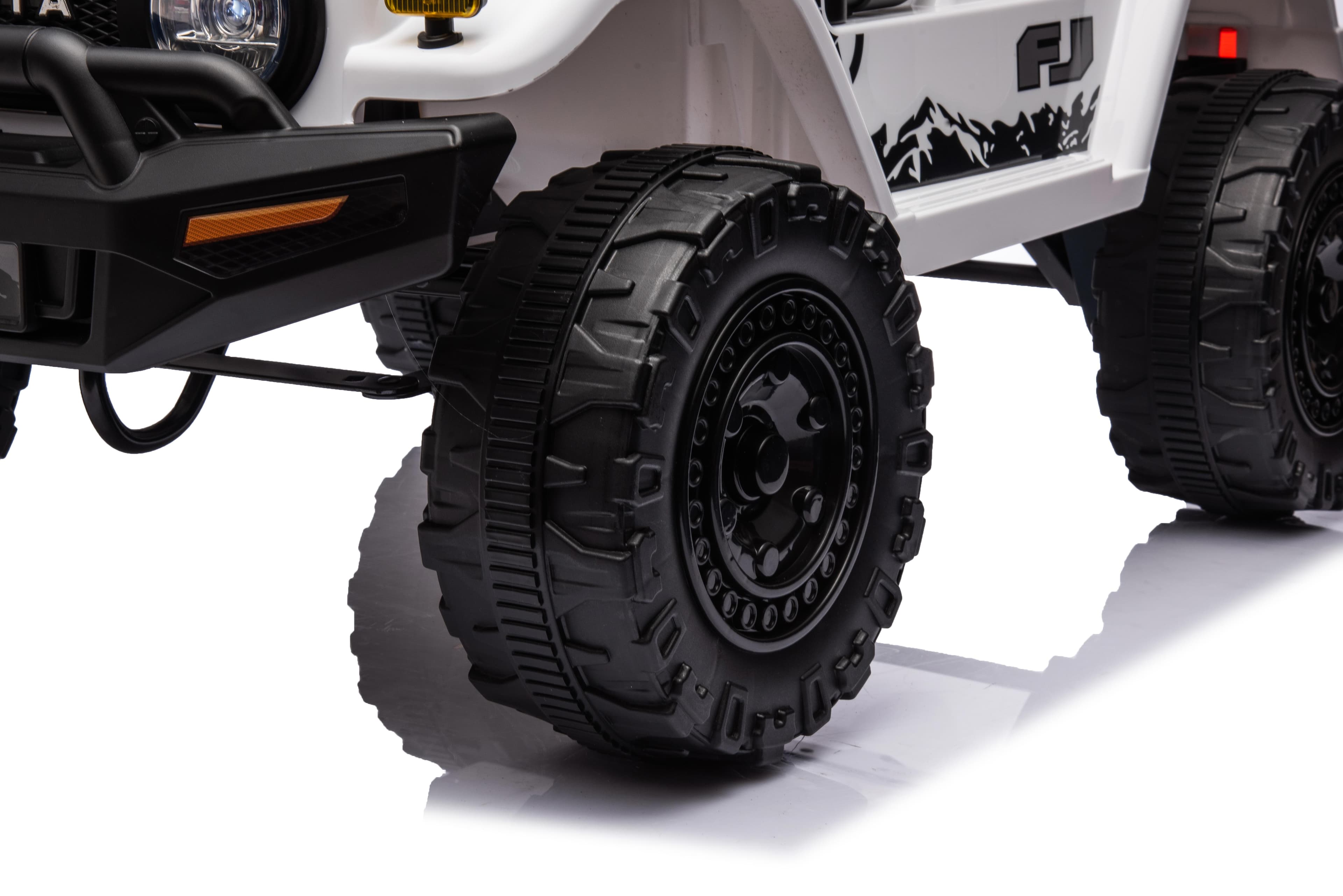 Dječiji električni automobil Toyota FJ Cruiser bijeli - slika 8
