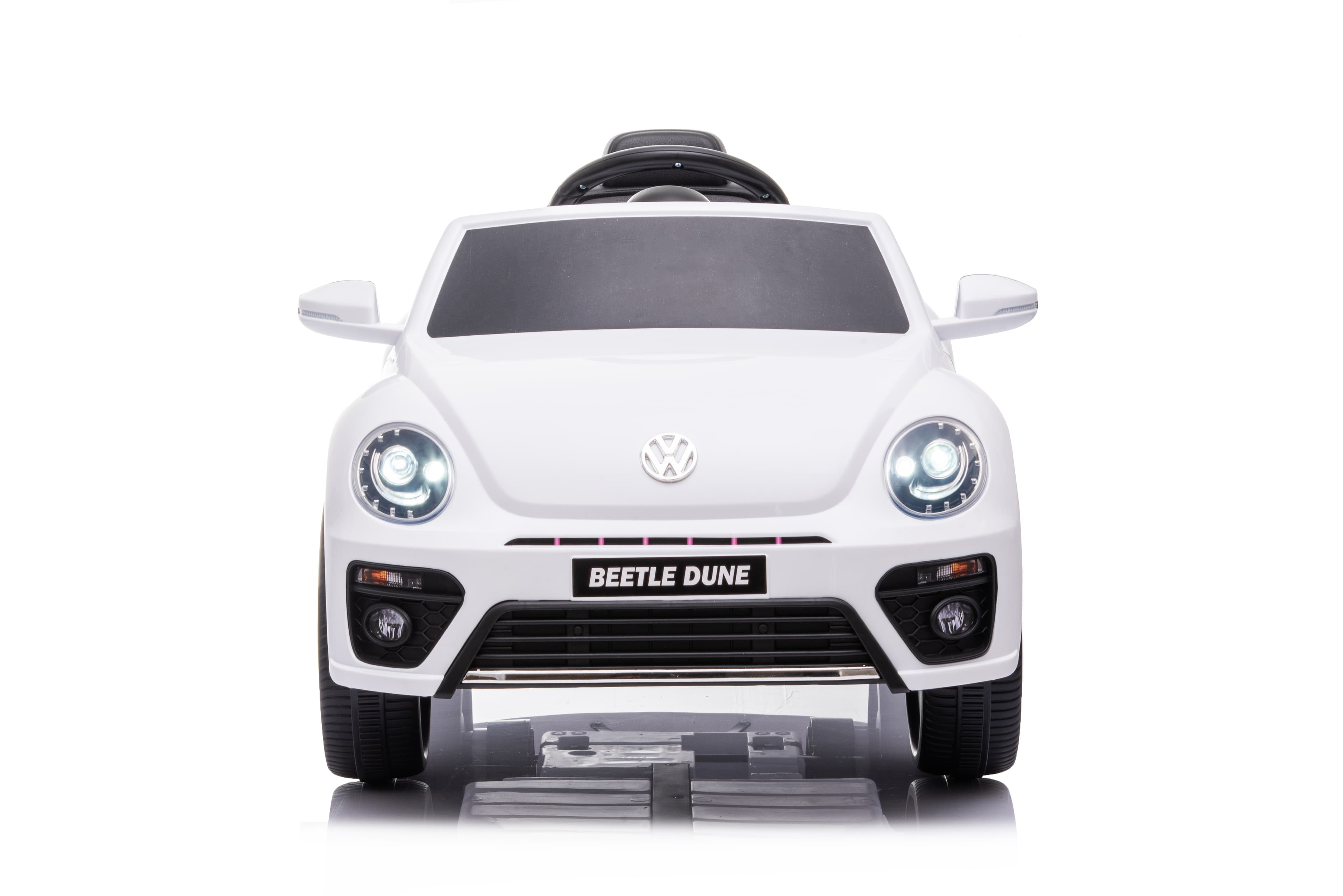 Dječiji električni automobil Volkswagen Beetle bijeli - slika 2