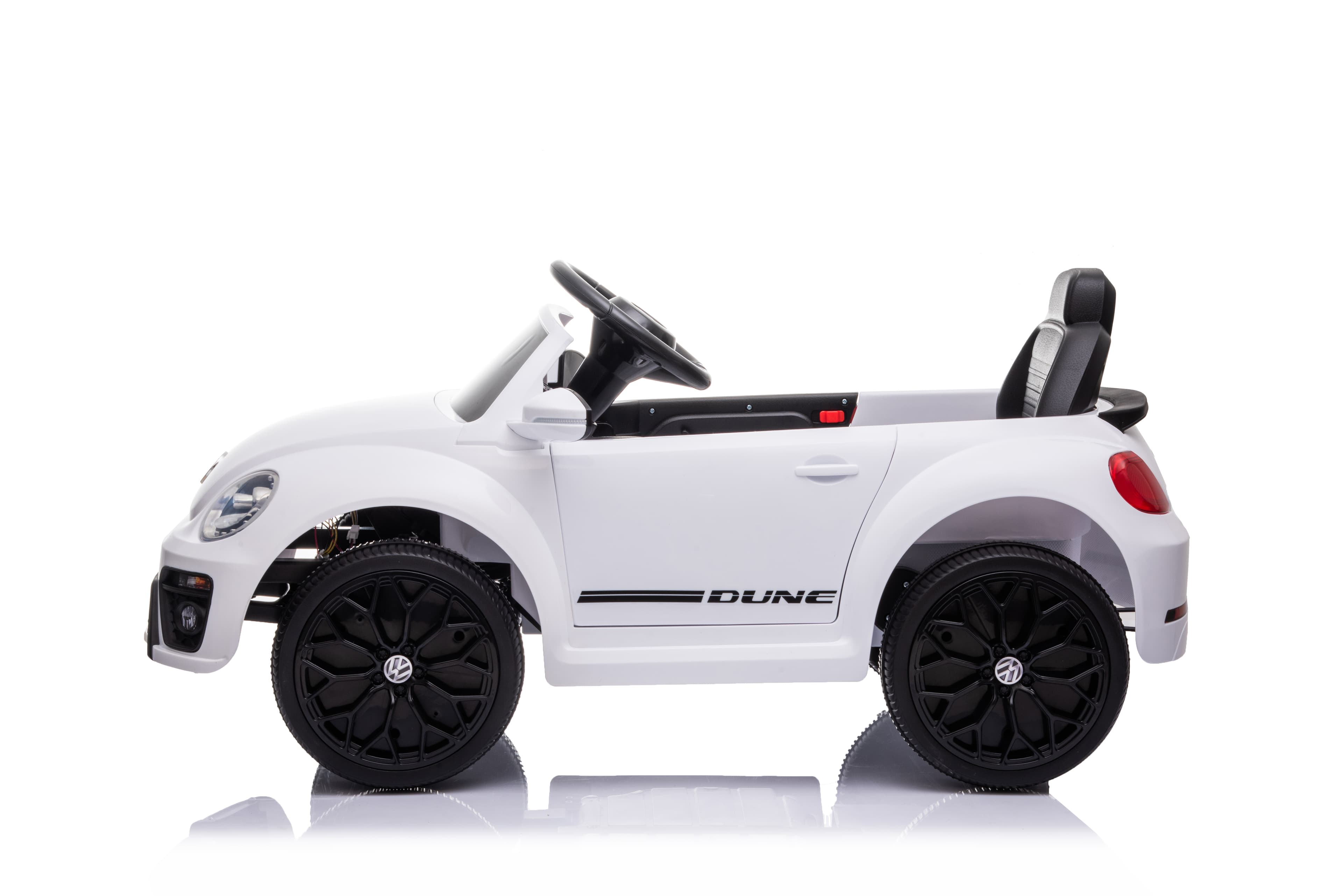 Dječiji električni automobil Volkswagen Beetle bijeli - slika 3
