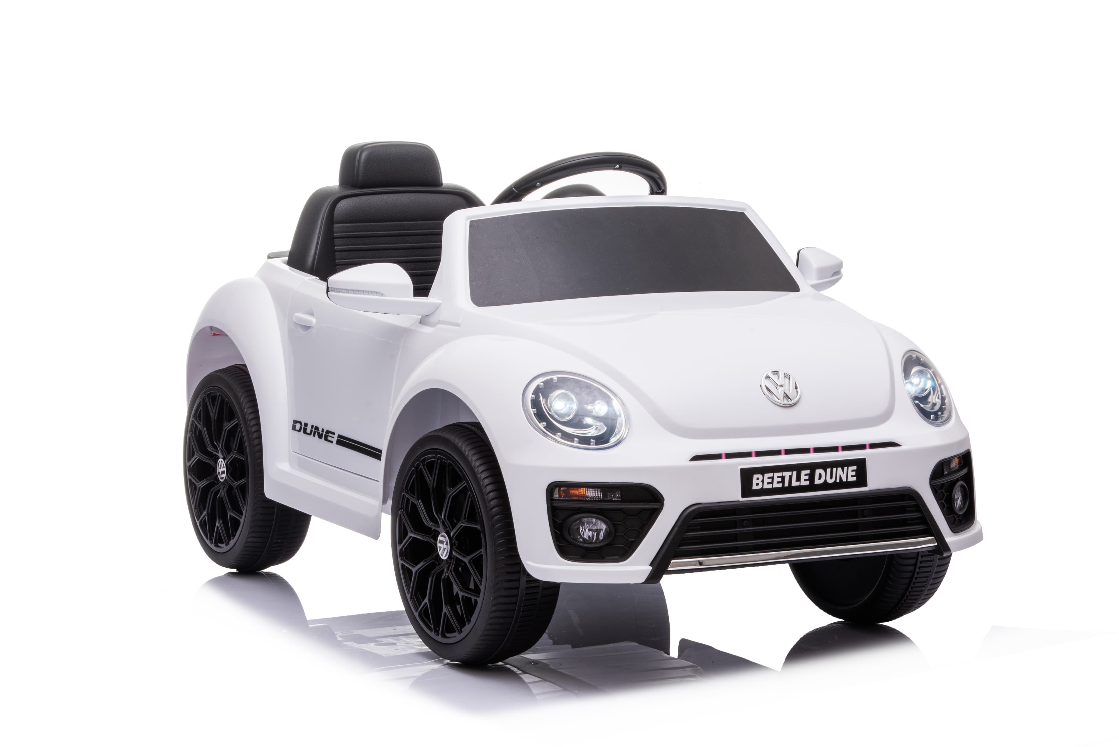 Dječiji električni automobil Volkswagen Beetle bijeli - slika 6