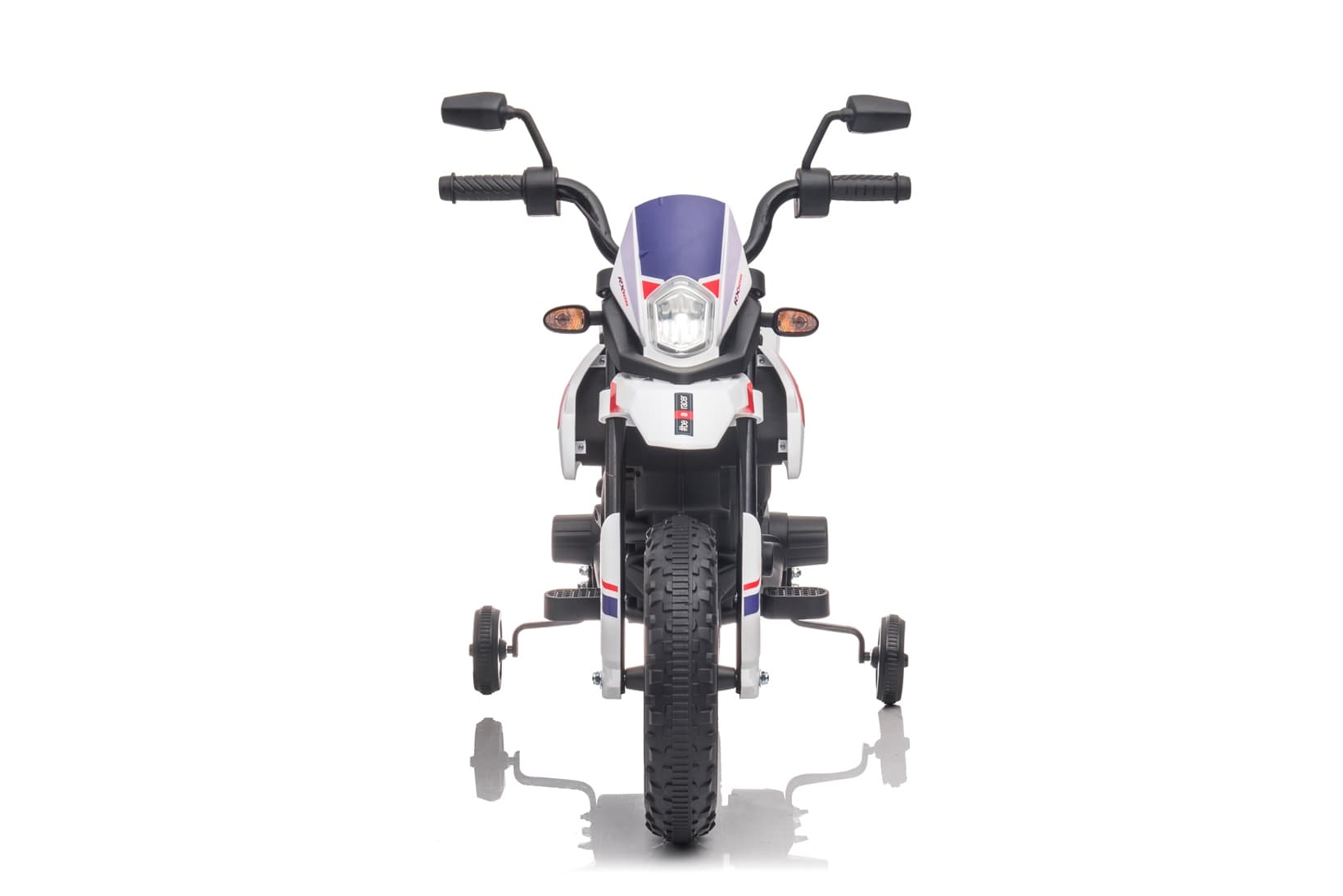 Dječiji električni motocikl Aprilia RX125 bijeli - slika 2