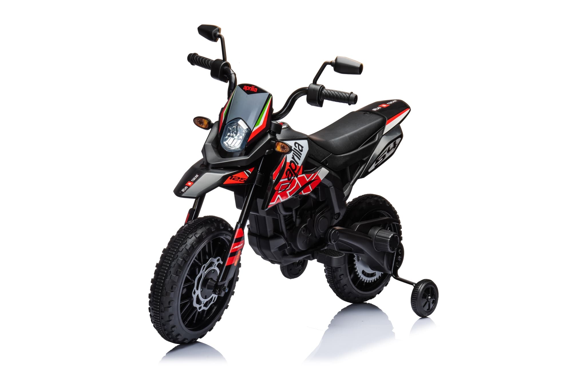 Dječiji električni motocikl Aprilia RX125 crveni - slika 3